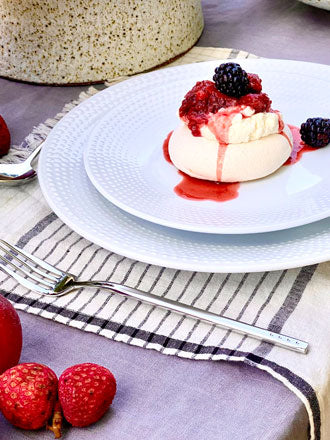 Festive Strawberry, Rhubarb & Balsamic Compôte