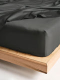 Winton Charcoal Fitted Sheet 50cm