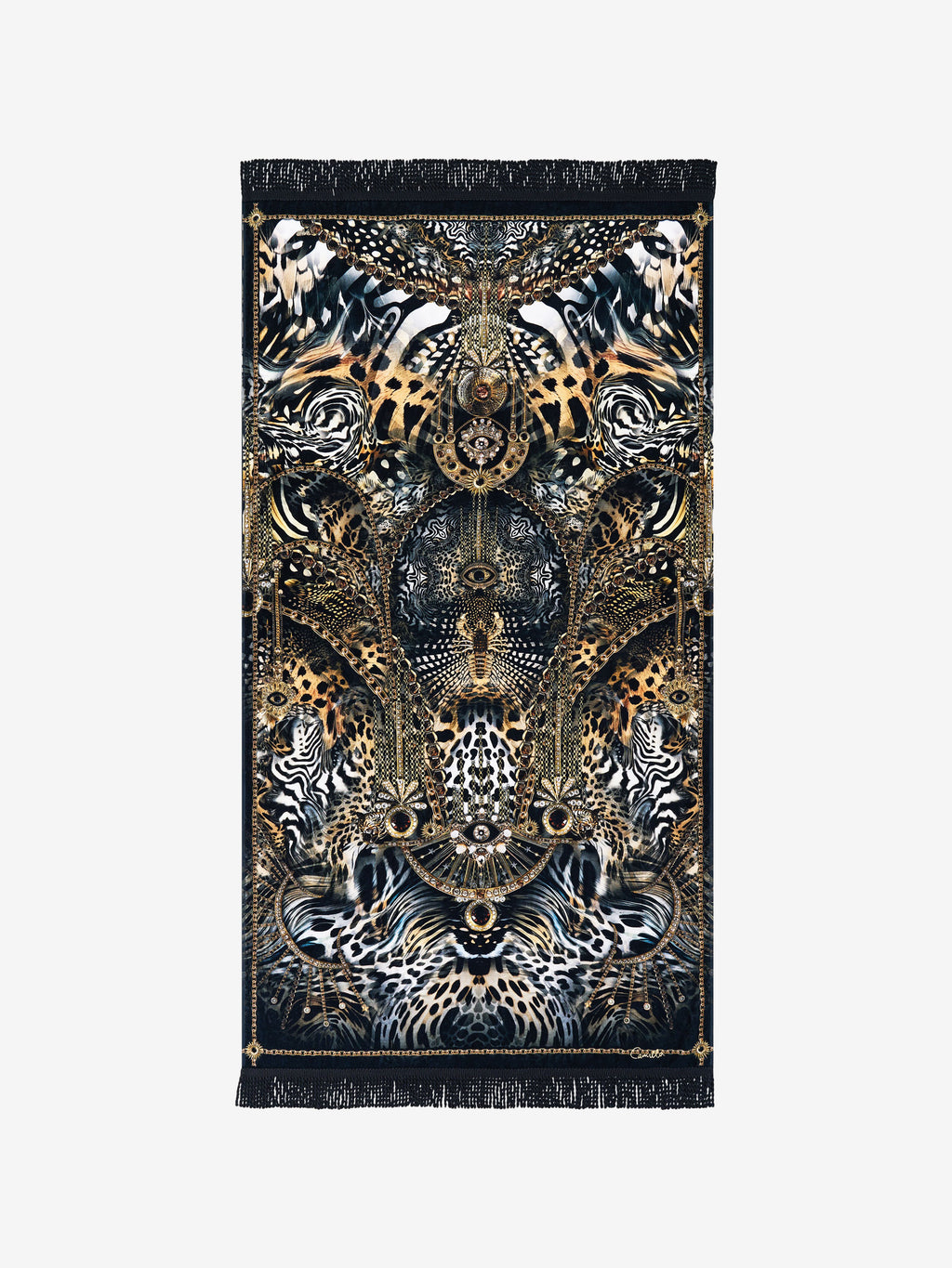 Feline Folklore Beach Towel