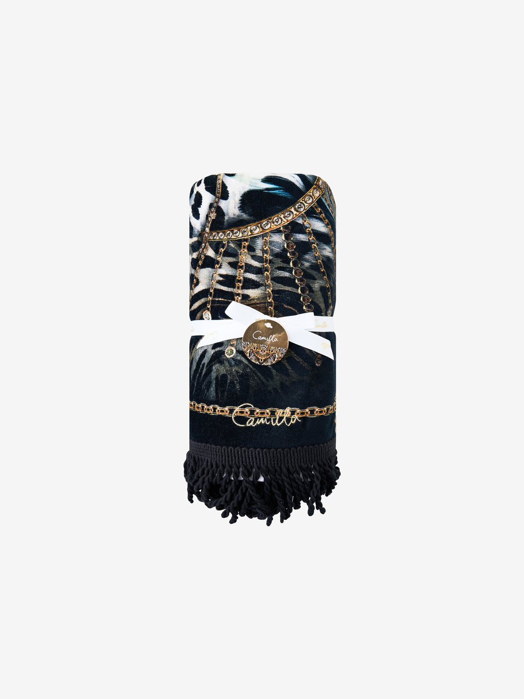 Feline Folklore Beach Towel