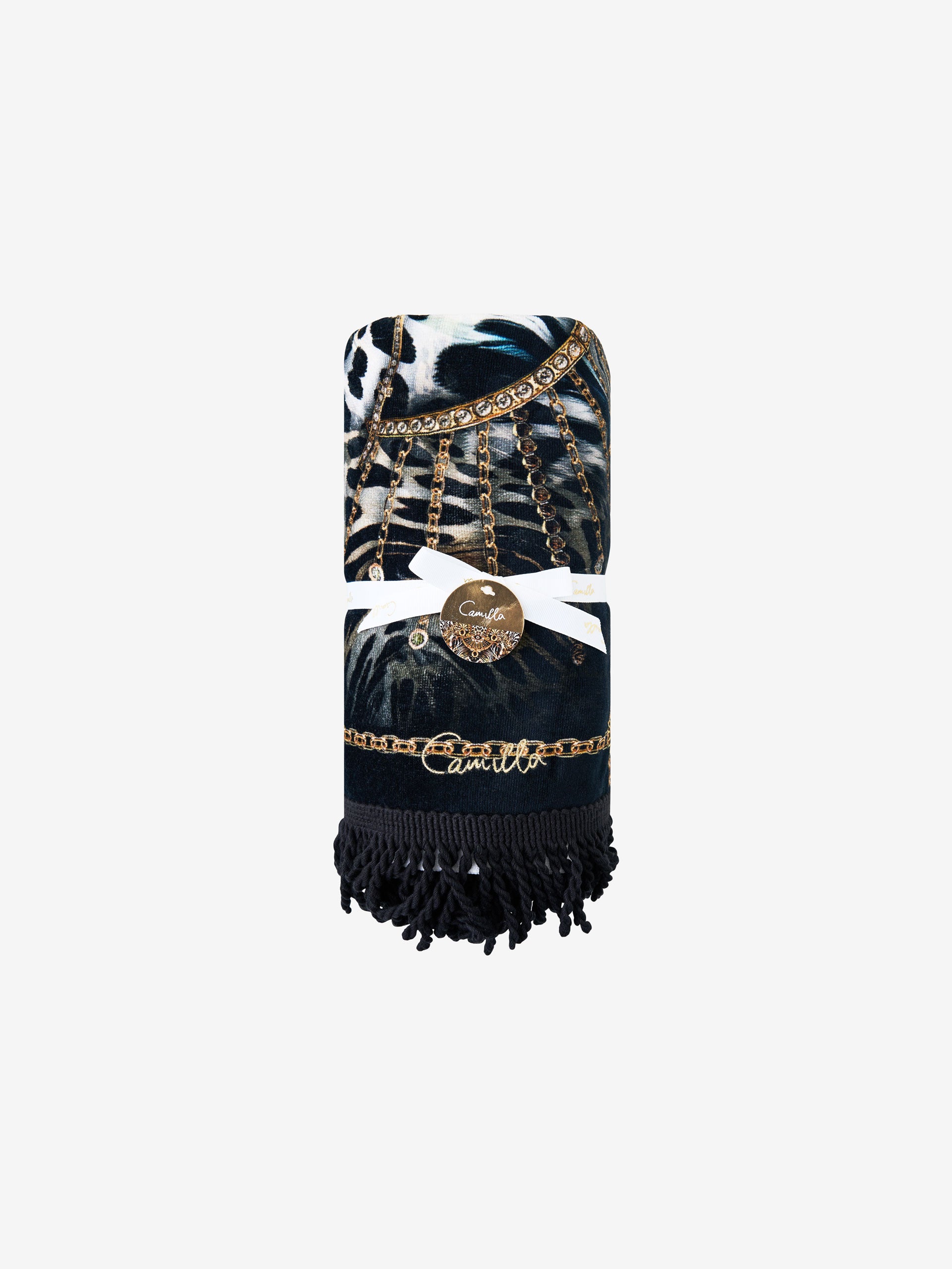 Feline Folklore Beach Towel
