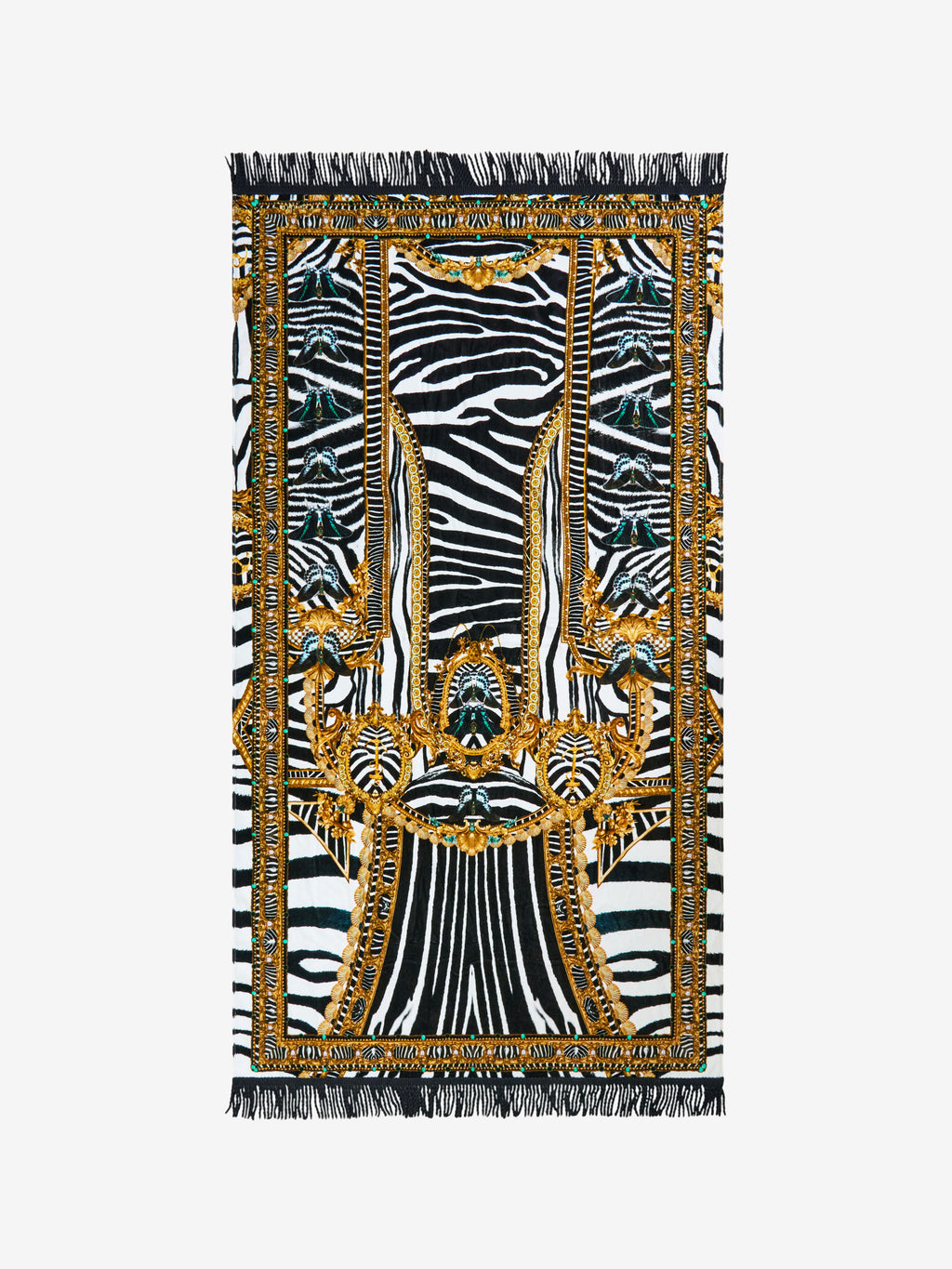 Zig Zag Zoo Beach Towel