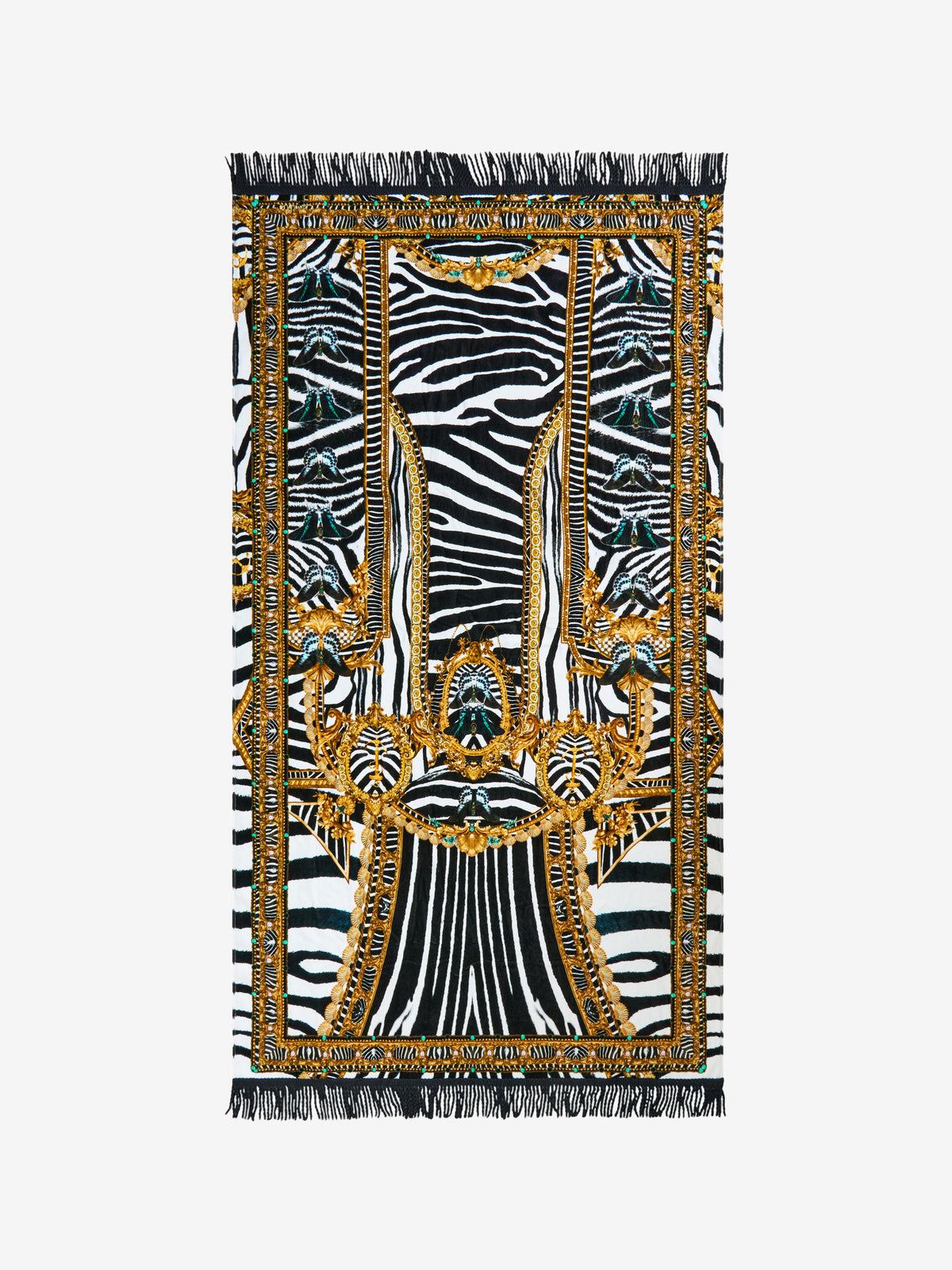 Zig Zag Zoo Beach Towel