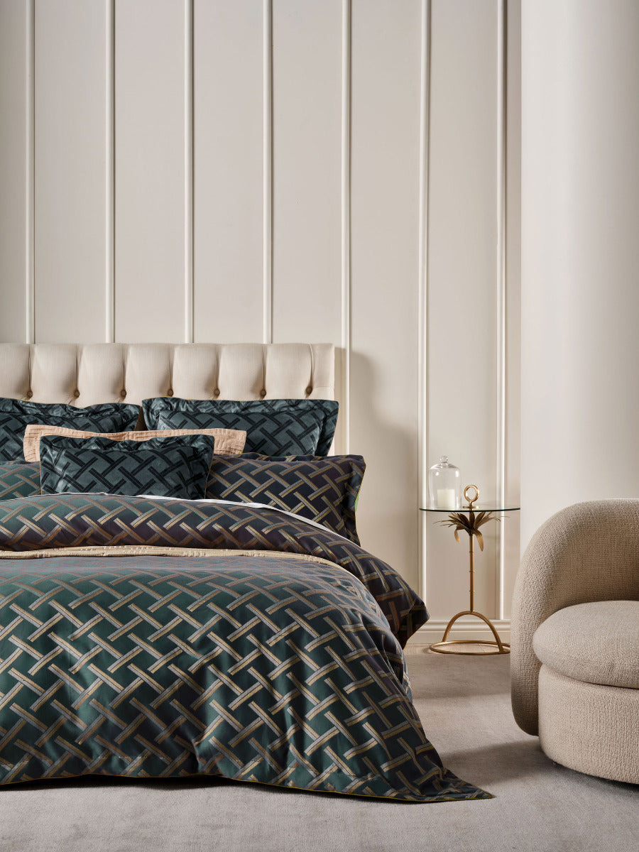 Valeria Slate Quilt Cover Set