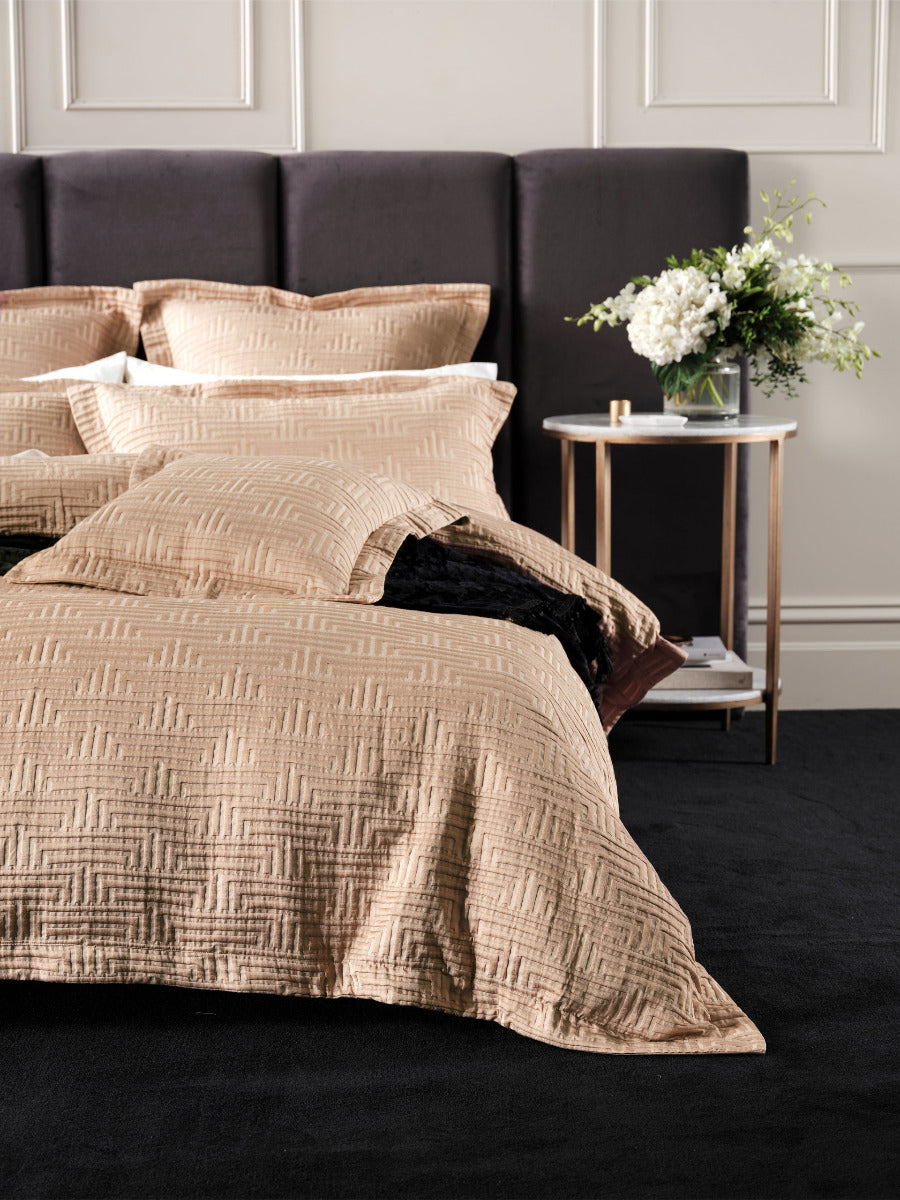 Winston Gold Quilt Cover Set