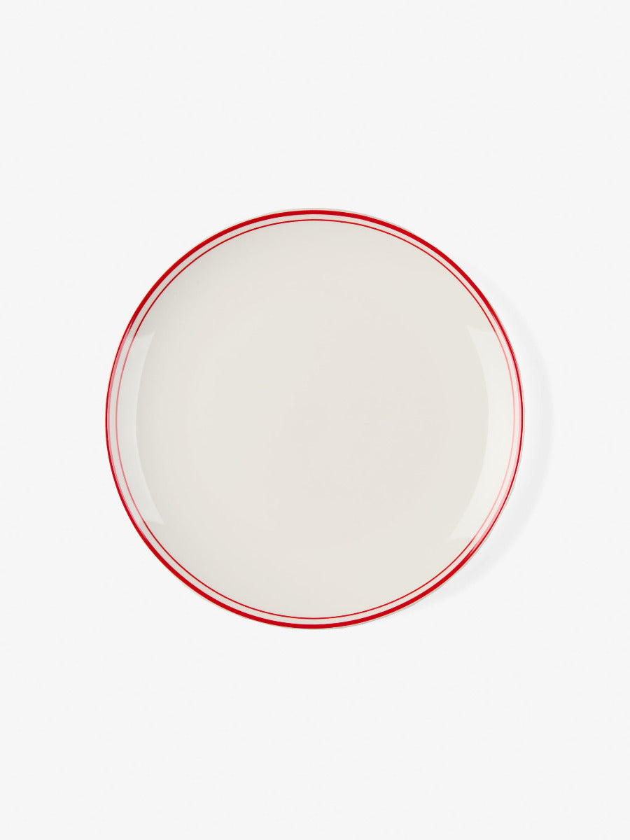 Archie 12-Piece Red Dinner Set