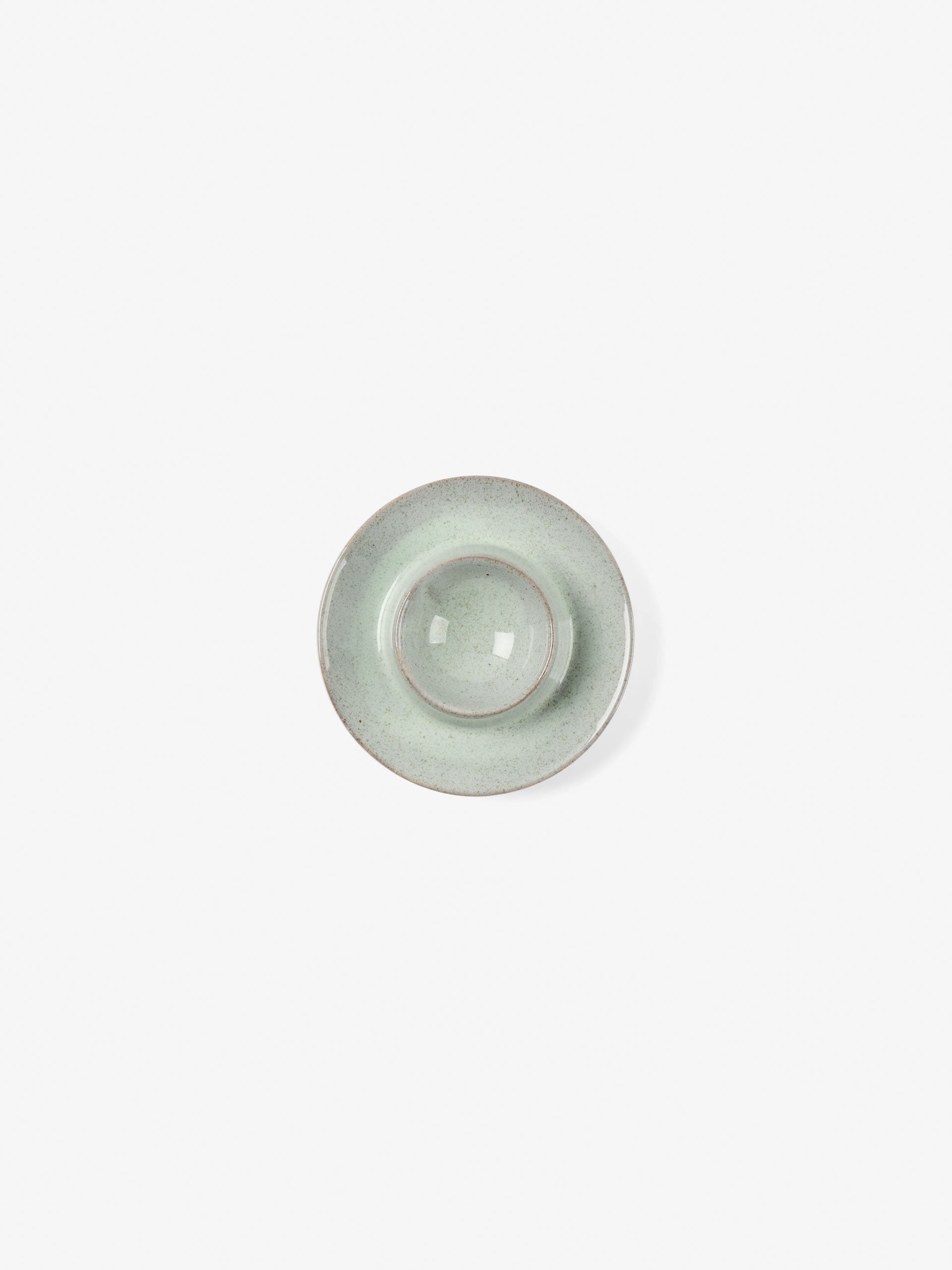 Bobbie Sage Egg Cup Plate