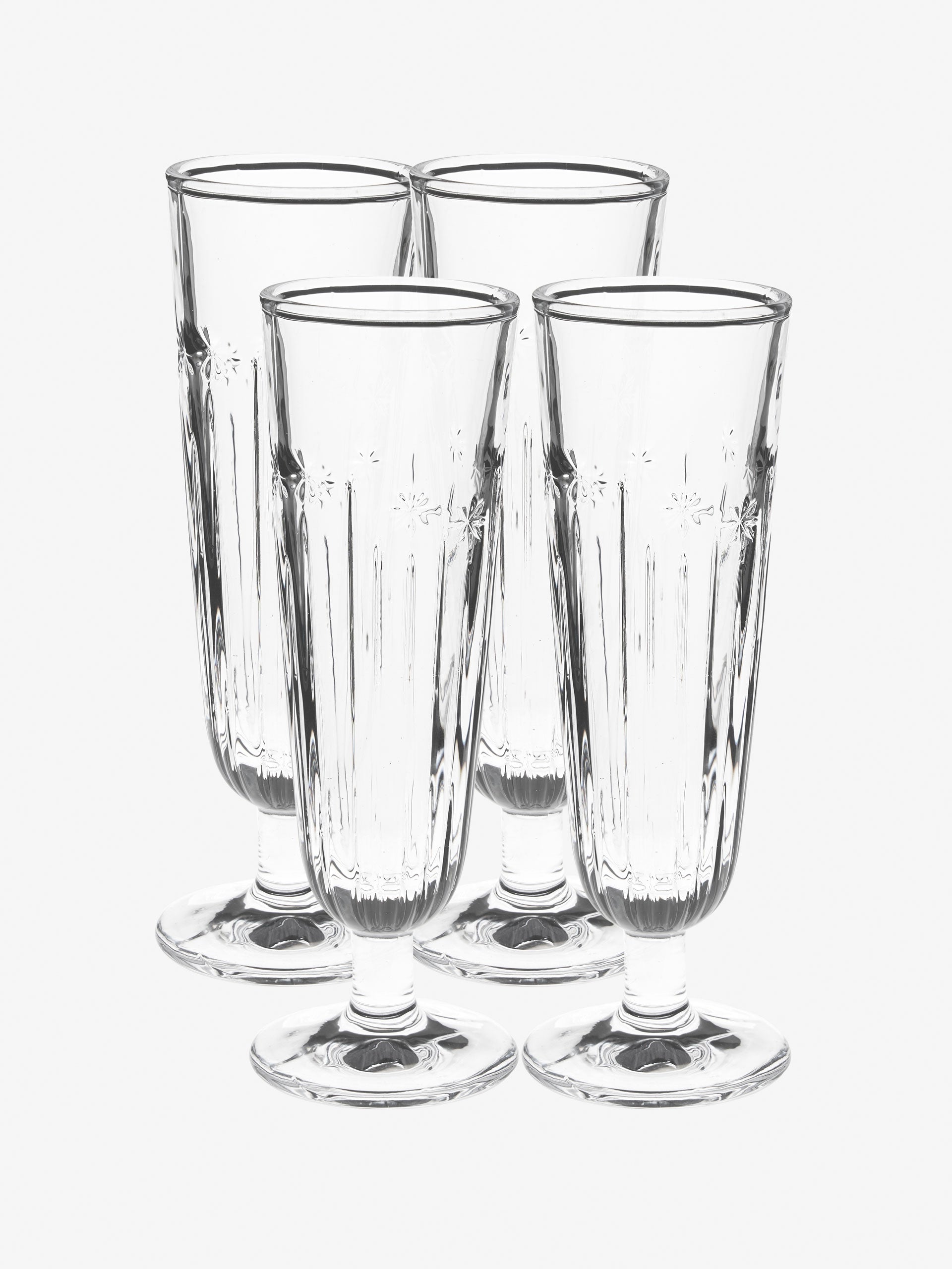 Jollie 4-Piece Champagne Flute Set