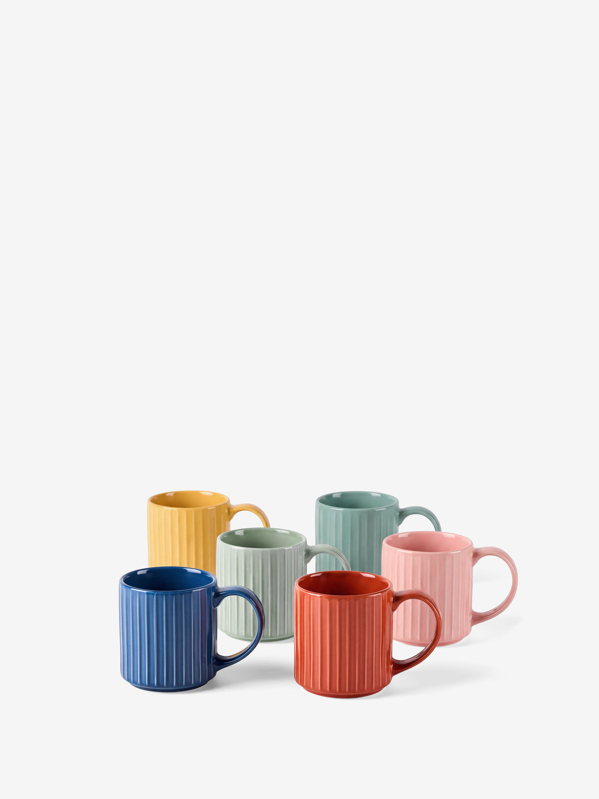 Ellie Multi 6-Piece Mug Set