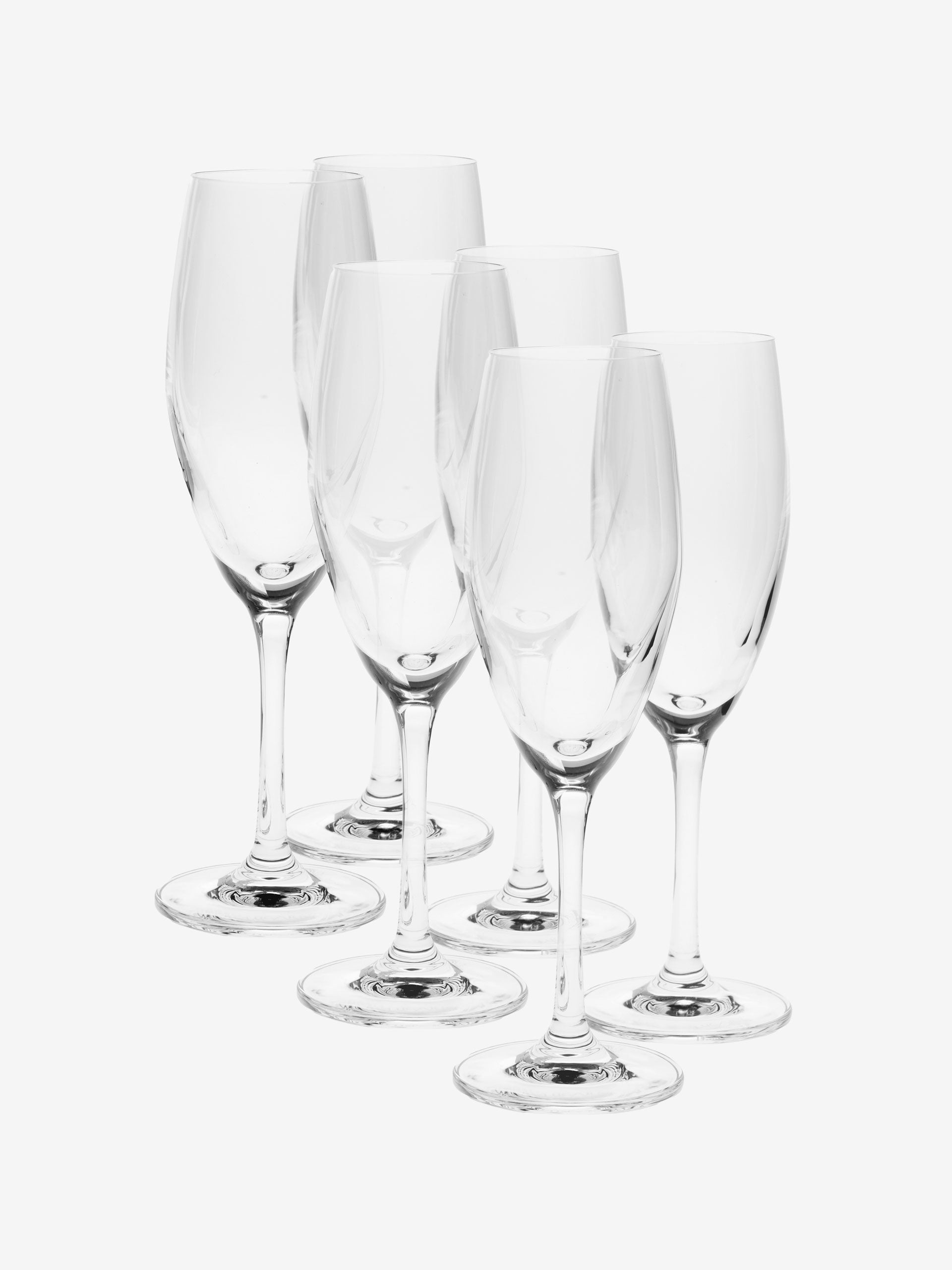 Frankie 6-Piece Champagne Flute Set