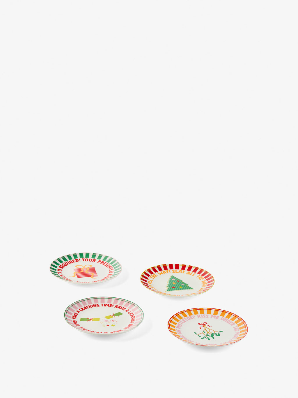 Jollie 4-Piece Side Plate Set