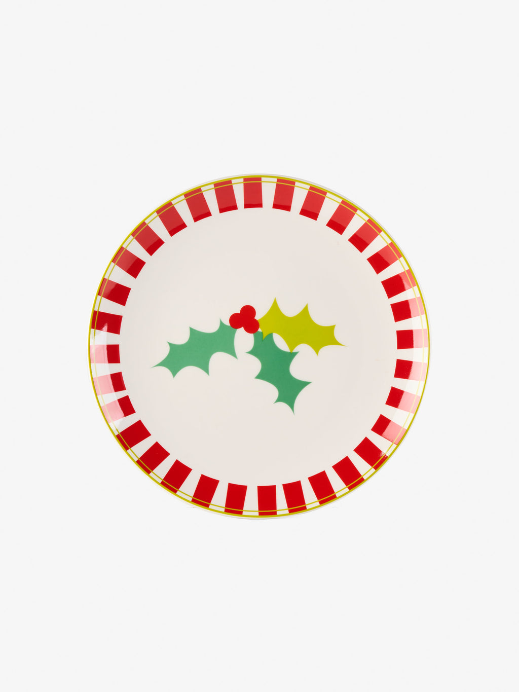Jollie Red 16-Piece Plate Set