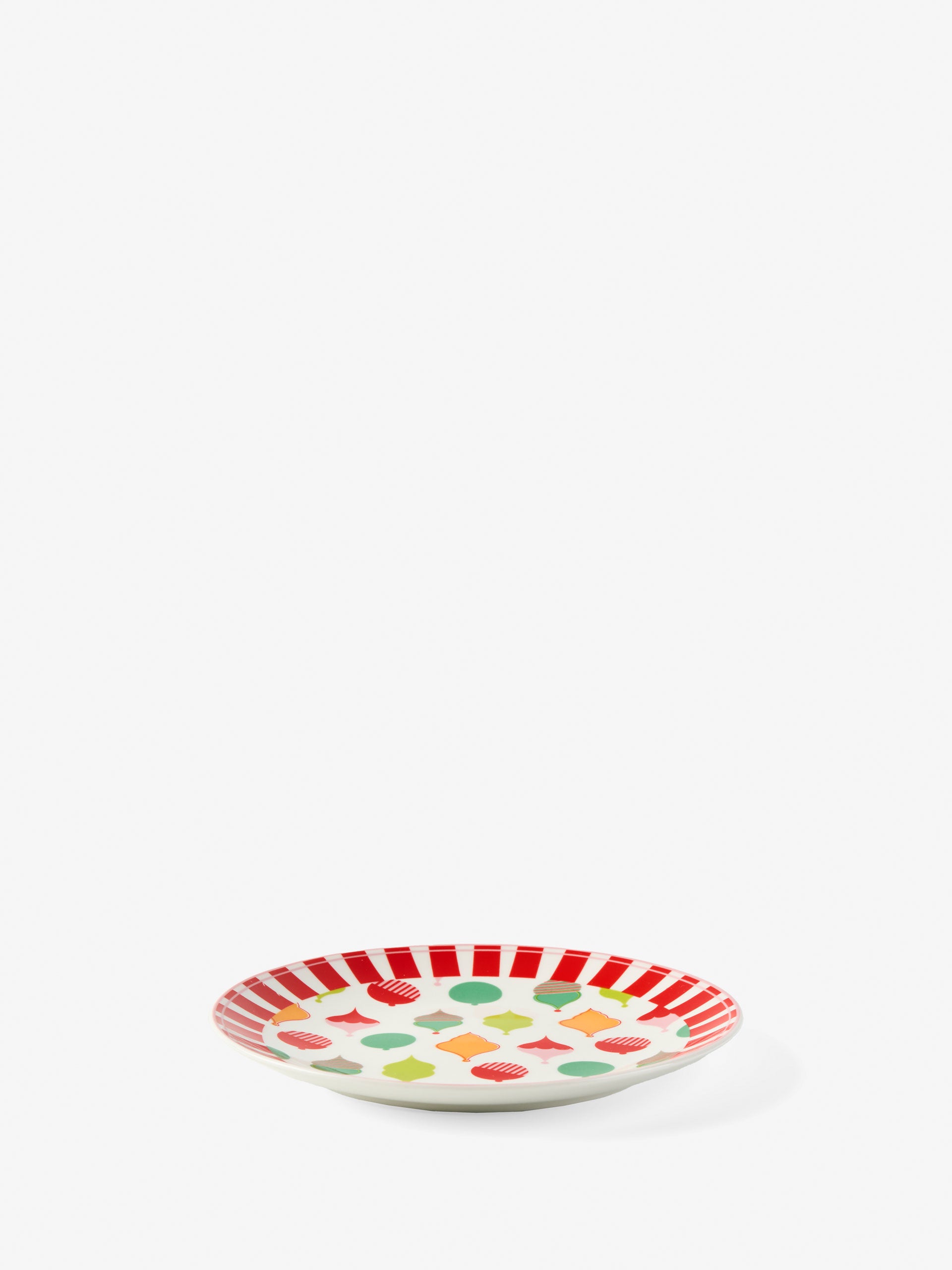 Jollie Red 8-Piece Plate Set