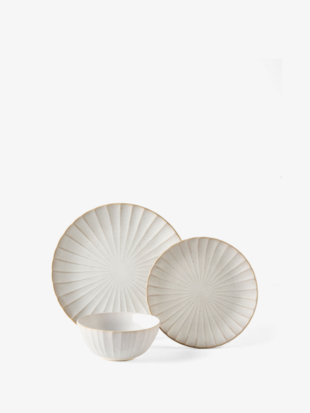 Kimmie Natural 12-Piece Dinner Set
