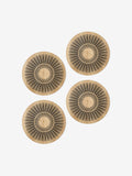 Kimmie Black 4-Piece Placemat Set