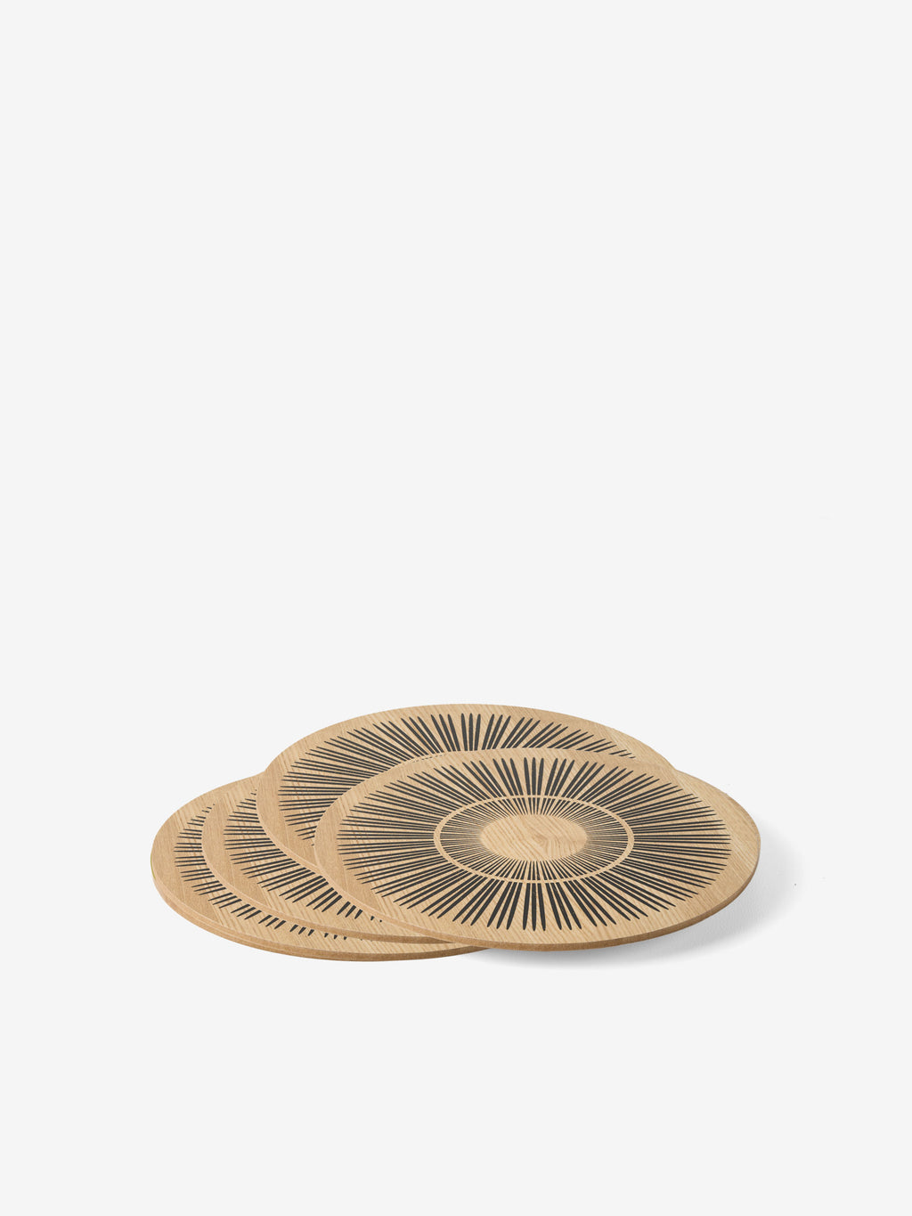 Kimmie Black 4-Piece Placemat Set