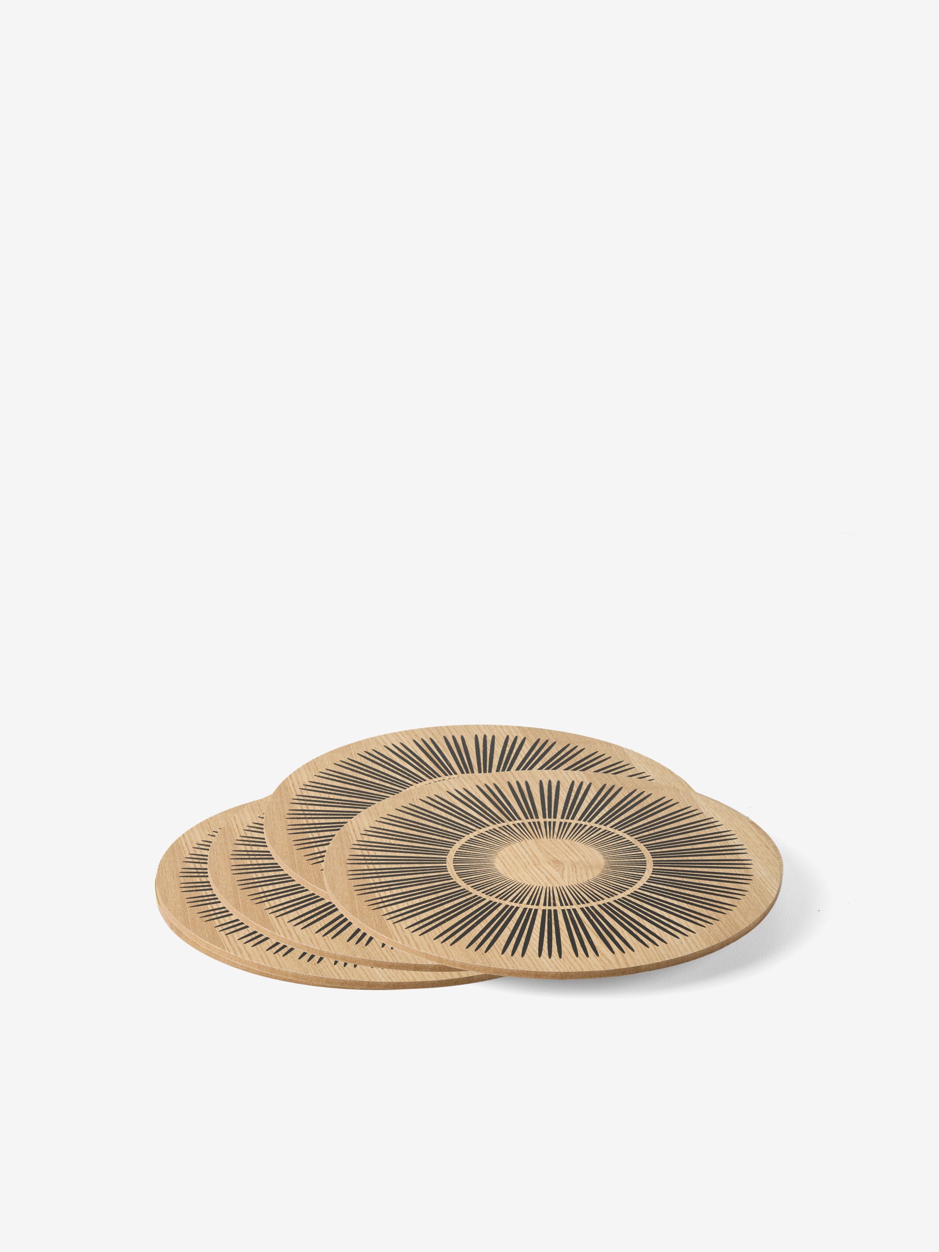Kimmie Black 4-Piece Placemat Set