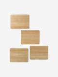 Mikkie Soft White 4-Piece Placemat Set