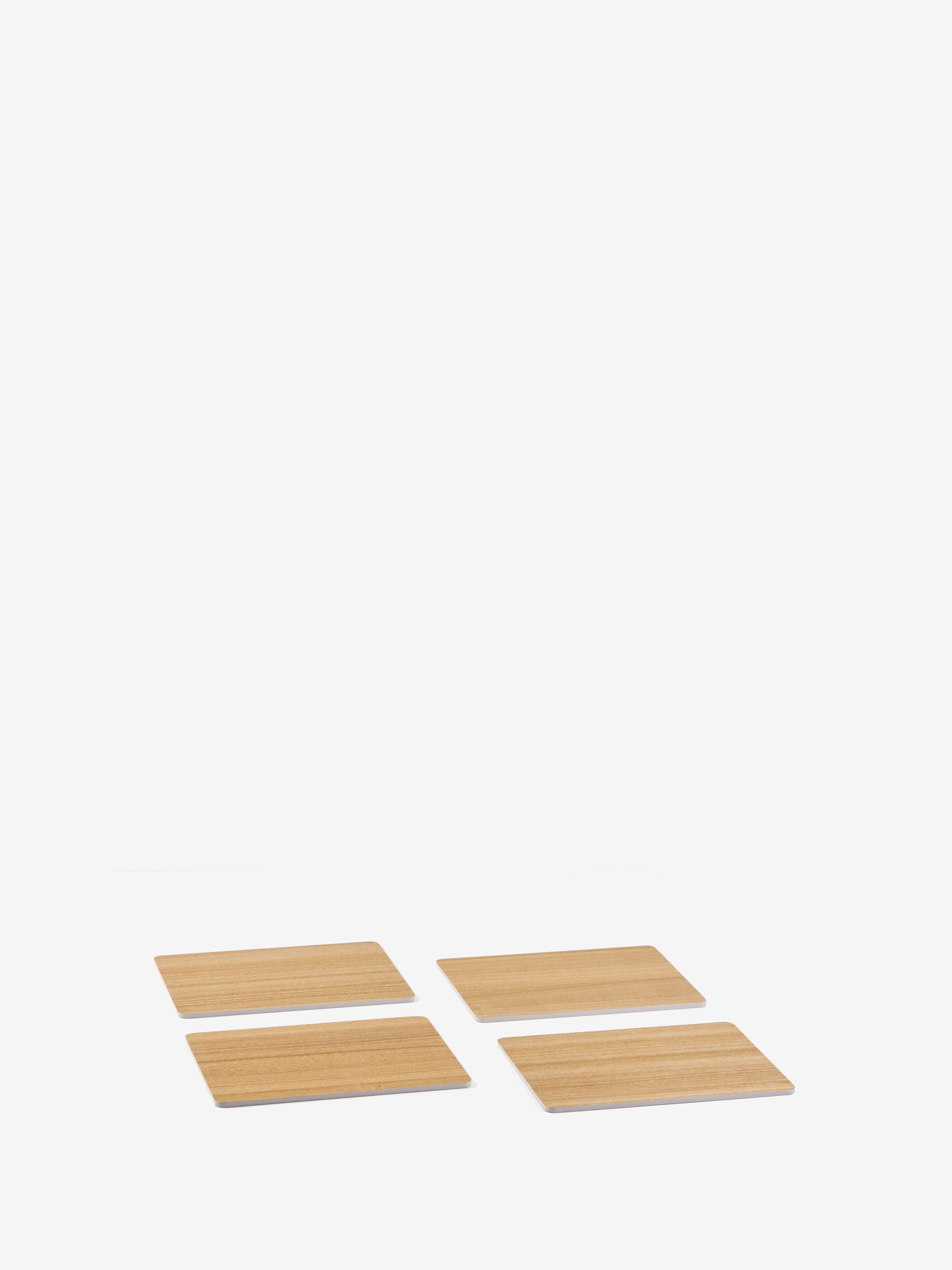 Mikkie Soft White 4-Piece Placemat Set