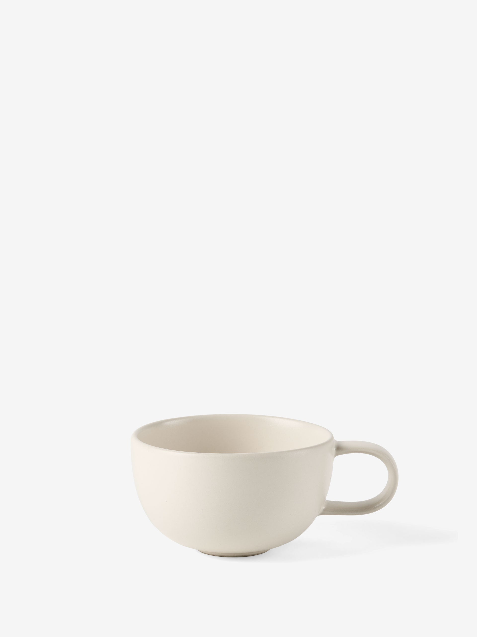 Mikkie Soft White Tea Cup & Saucer