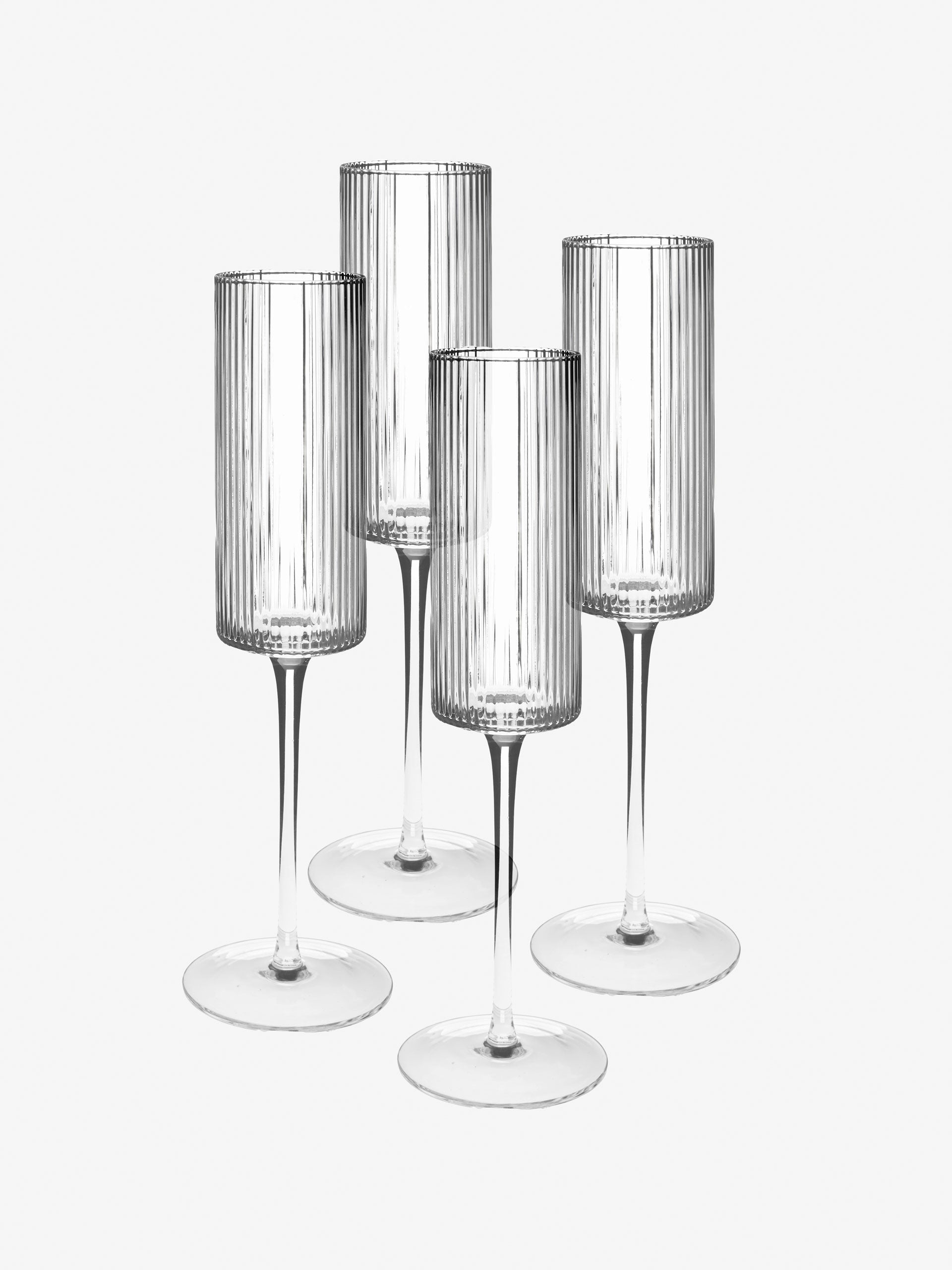 Sadie 4-Piece Champagne Flute Set