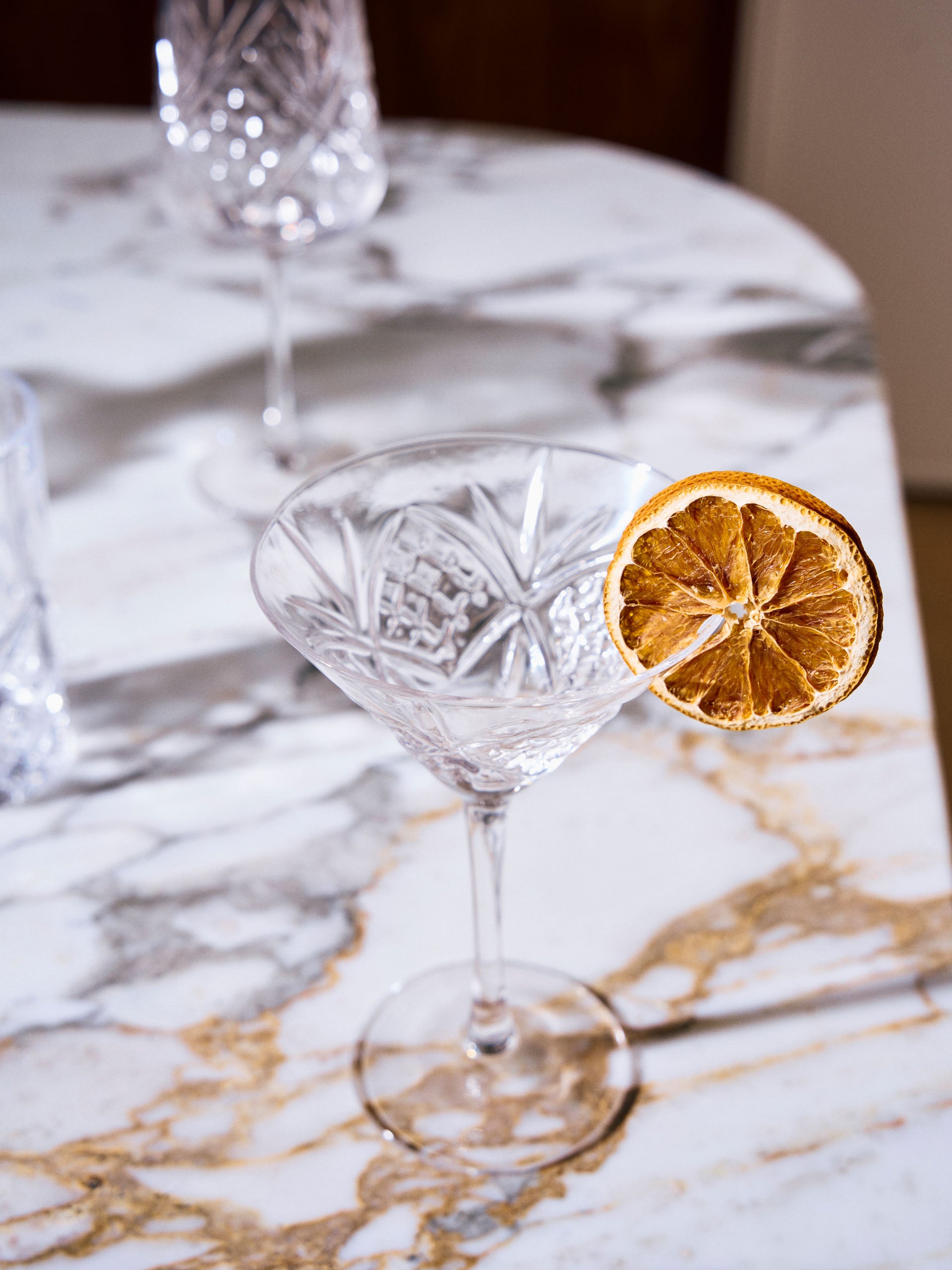 Jonnie Traditional 4-Piece Martini Glass Set
