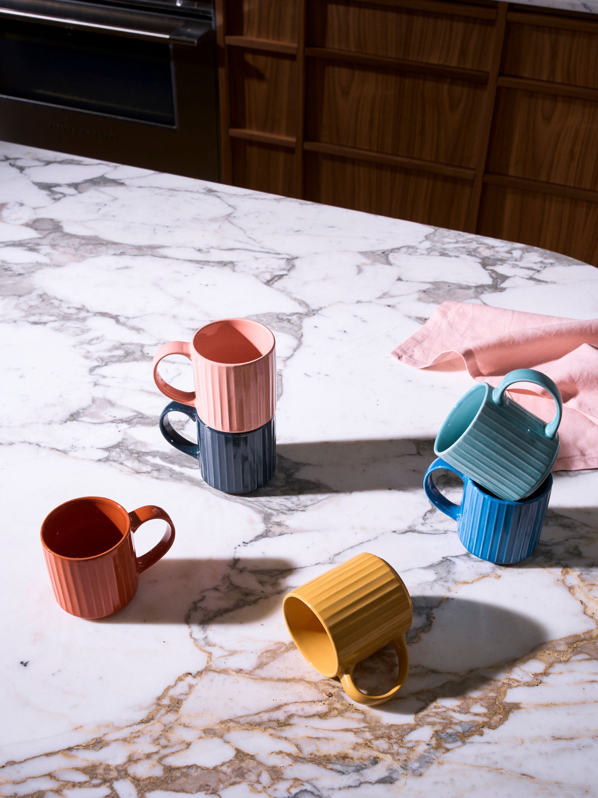 Ellie Multi 6-Piece Mug Set