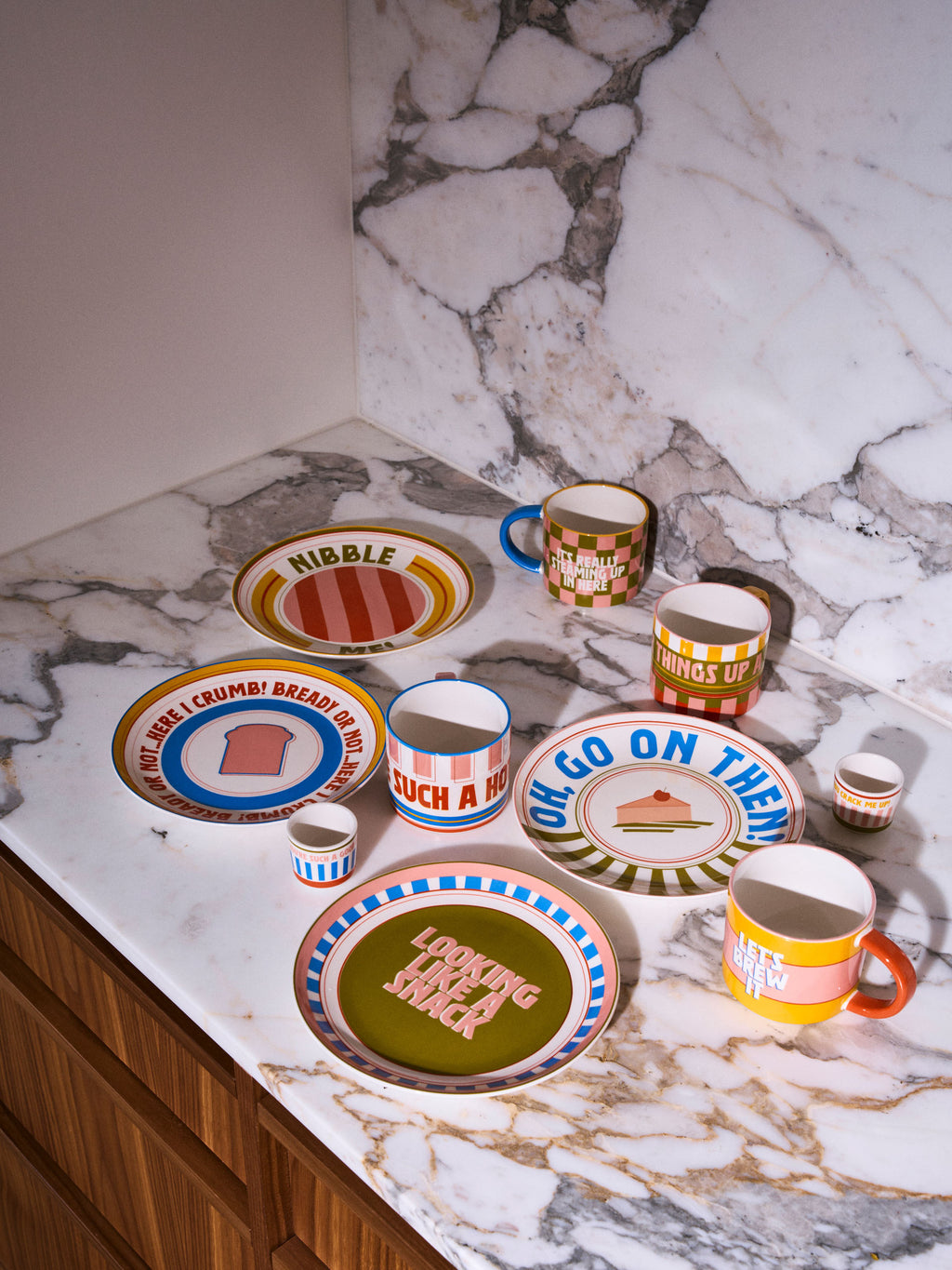 Sunnie Multi 4-Piece Side Plate Set