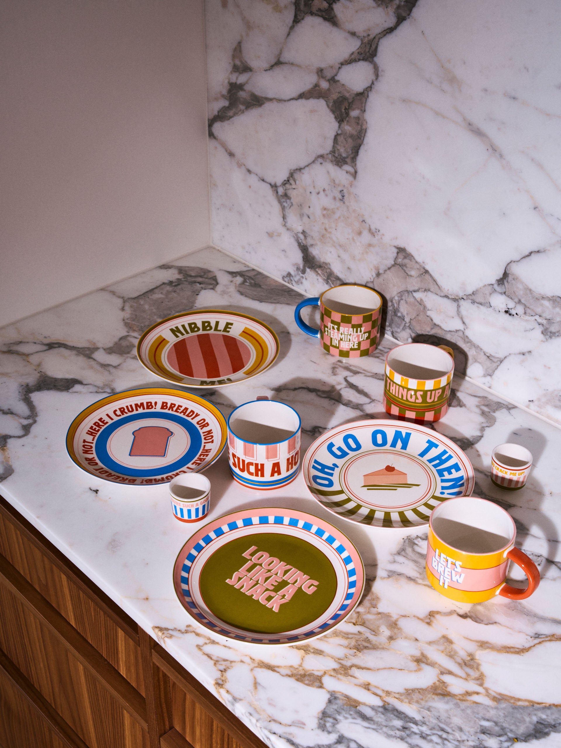 Sunnie Multi 4-Piece Side Plate Set