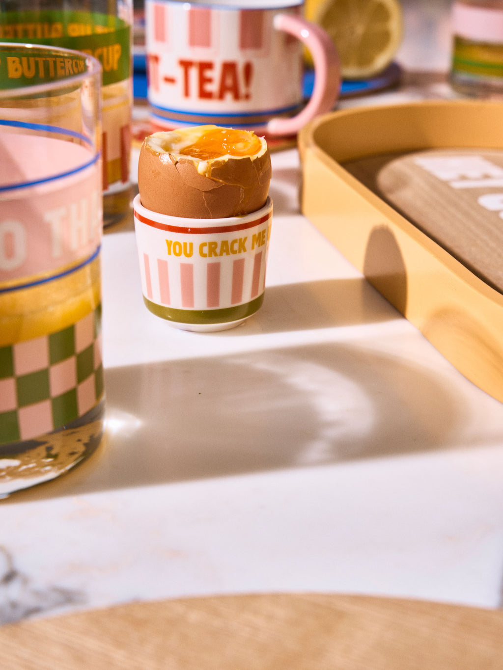 Sunnie Multi 4-Piece Egg Cup Set