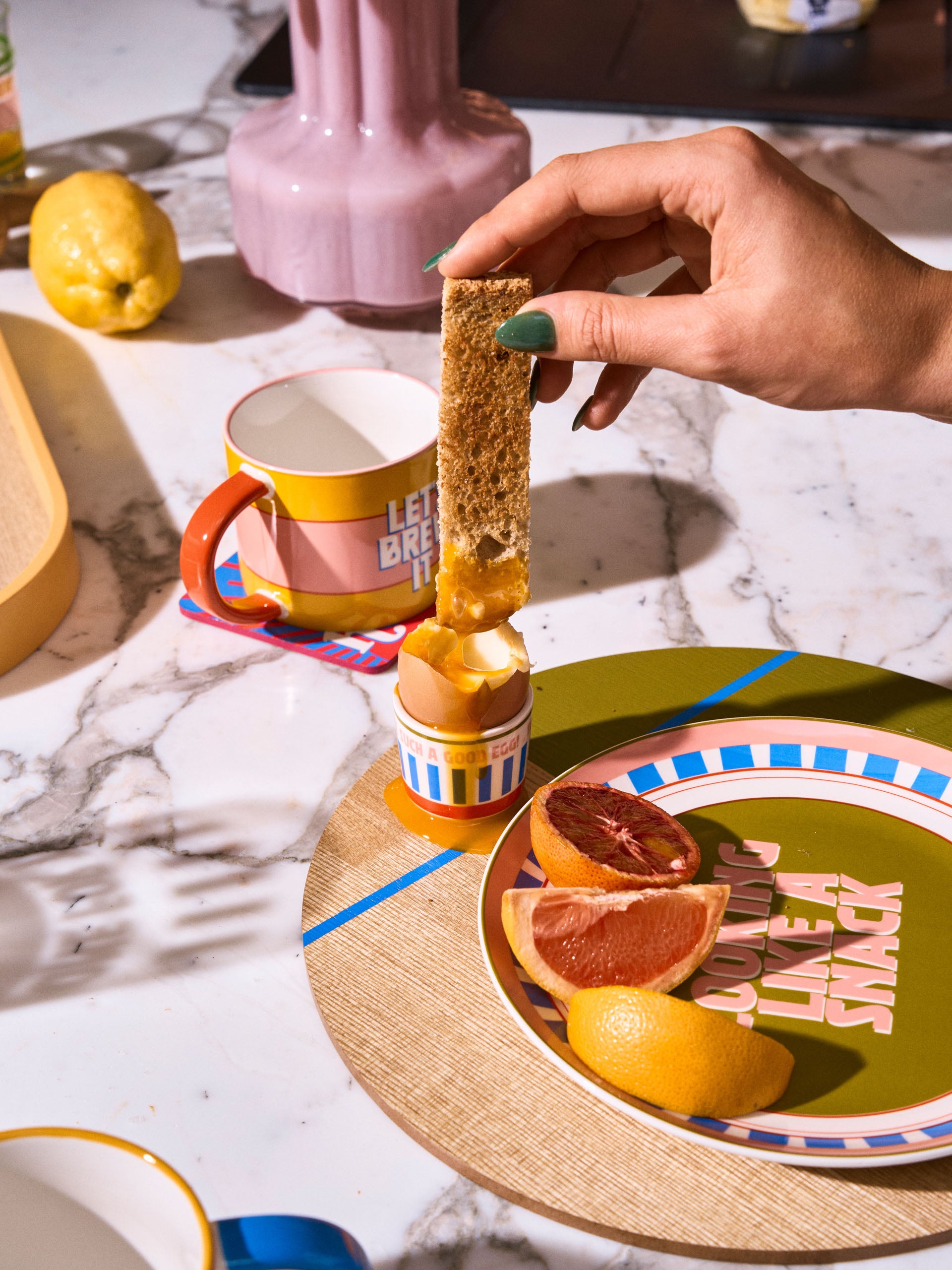 Sunnie Multi 4-Piece Side Plate Set