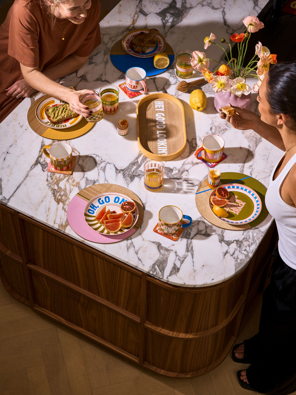 Sunnie Hey Hottie 4-Piece Coaster Set