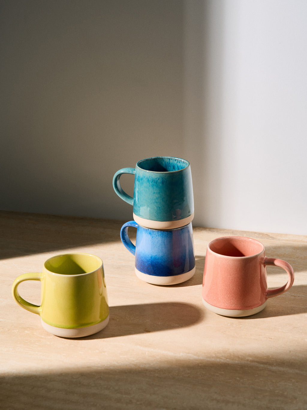 Charlie Multi 4-Piece Mug Set