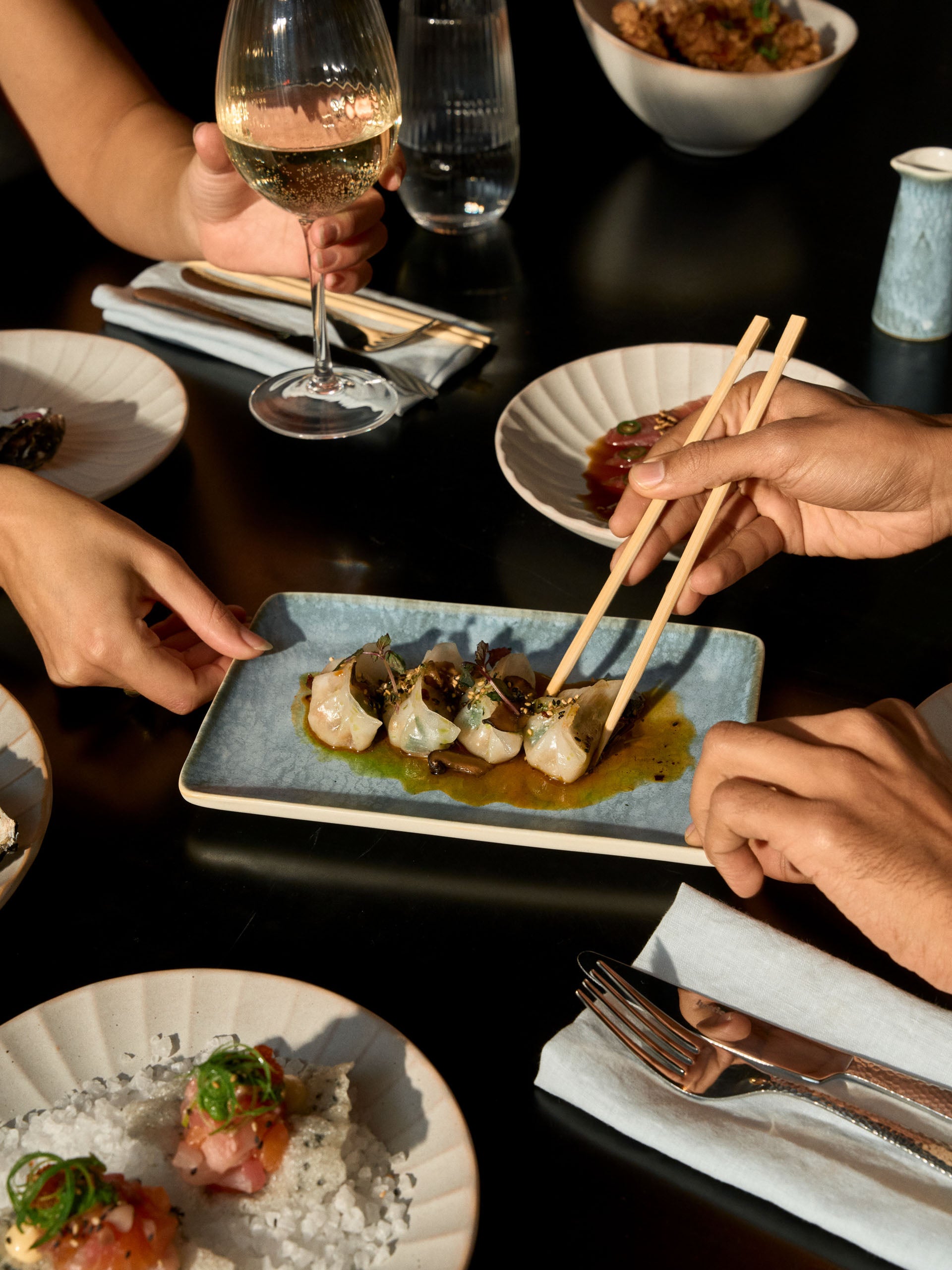 Kimmie Blue Serving Platter