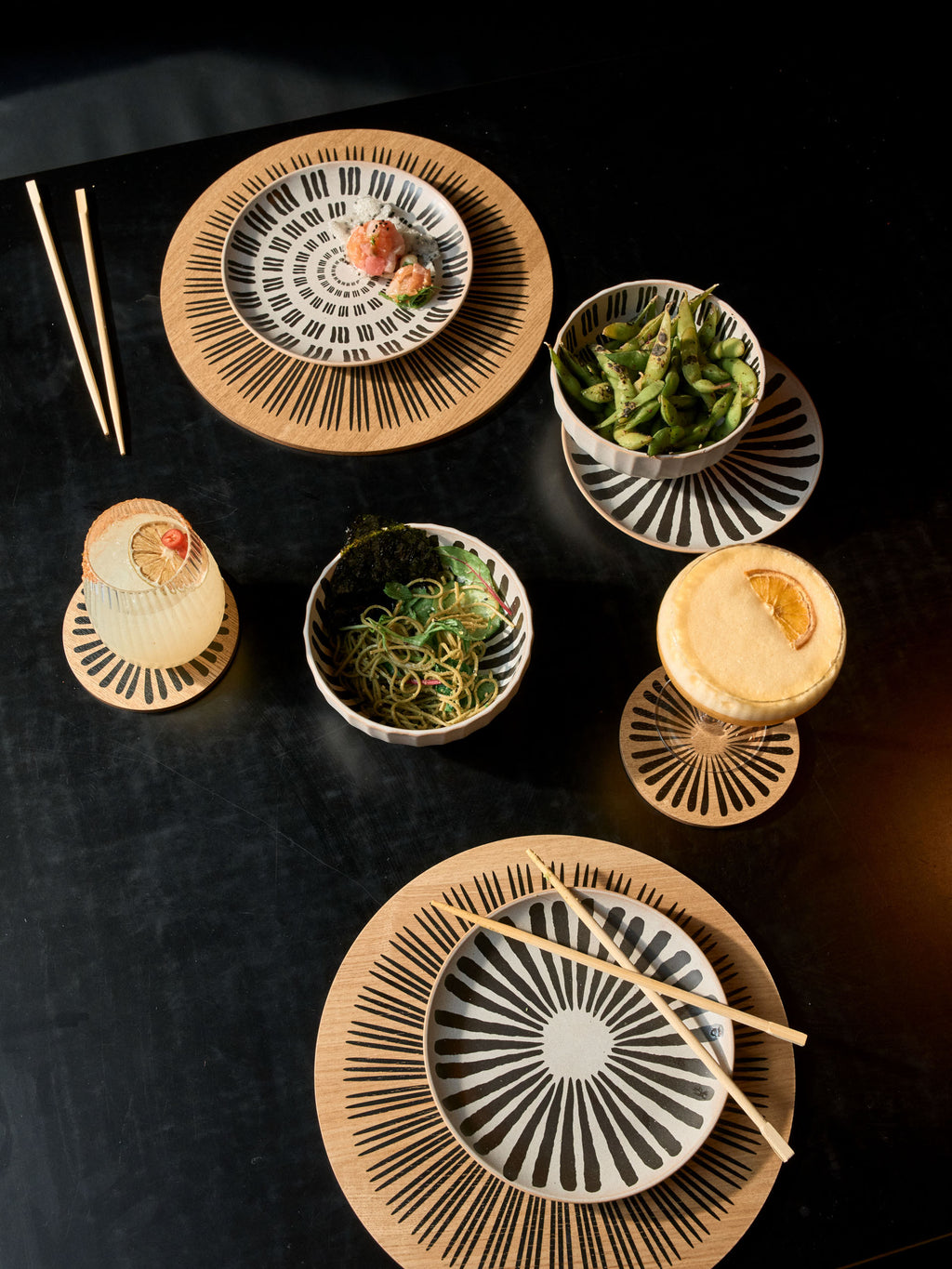 Ollie 4-Piece High Ball Set