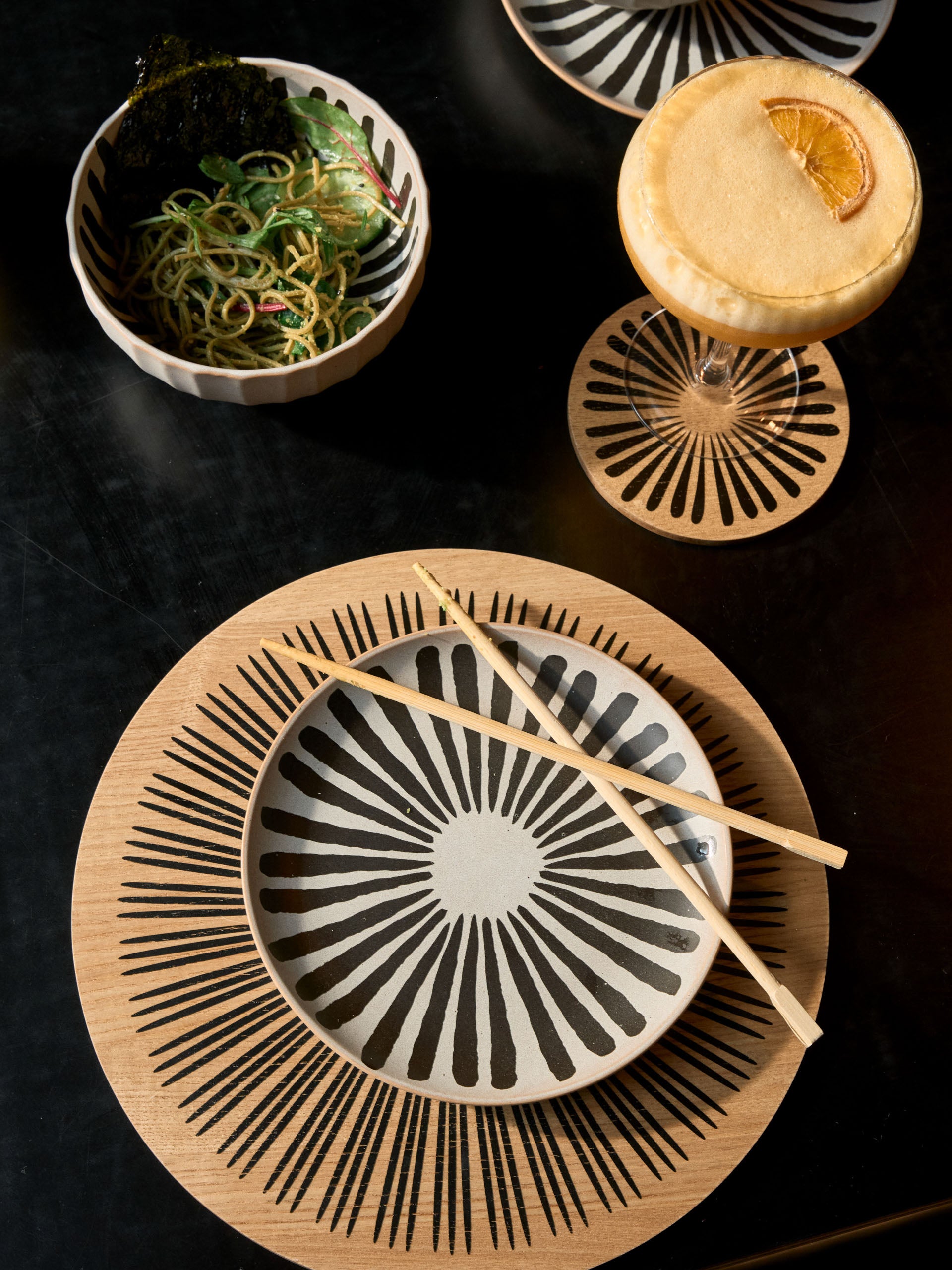 Kimmie Long Stripe Noodle Bowl