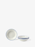 Sunnie Blue Rim 4-Piece Pasta Bowl Set