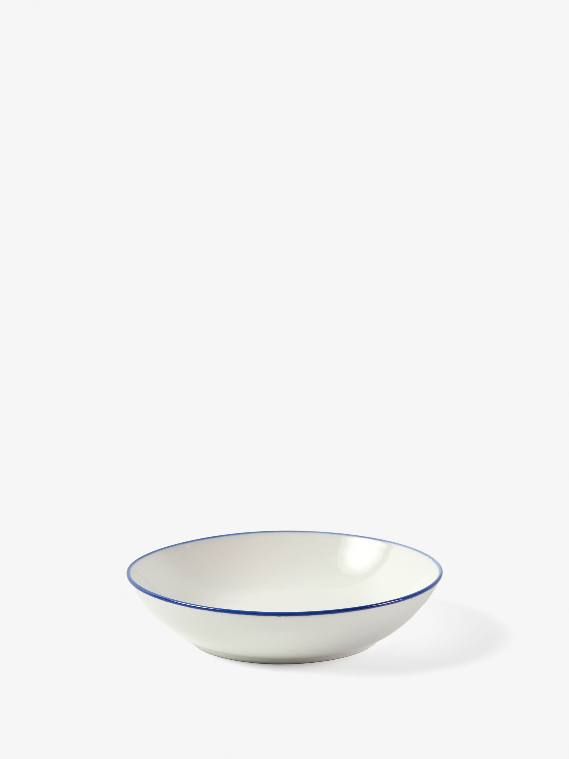 Sunnie Blue Rim 4-Piece Pasta Bowl Set