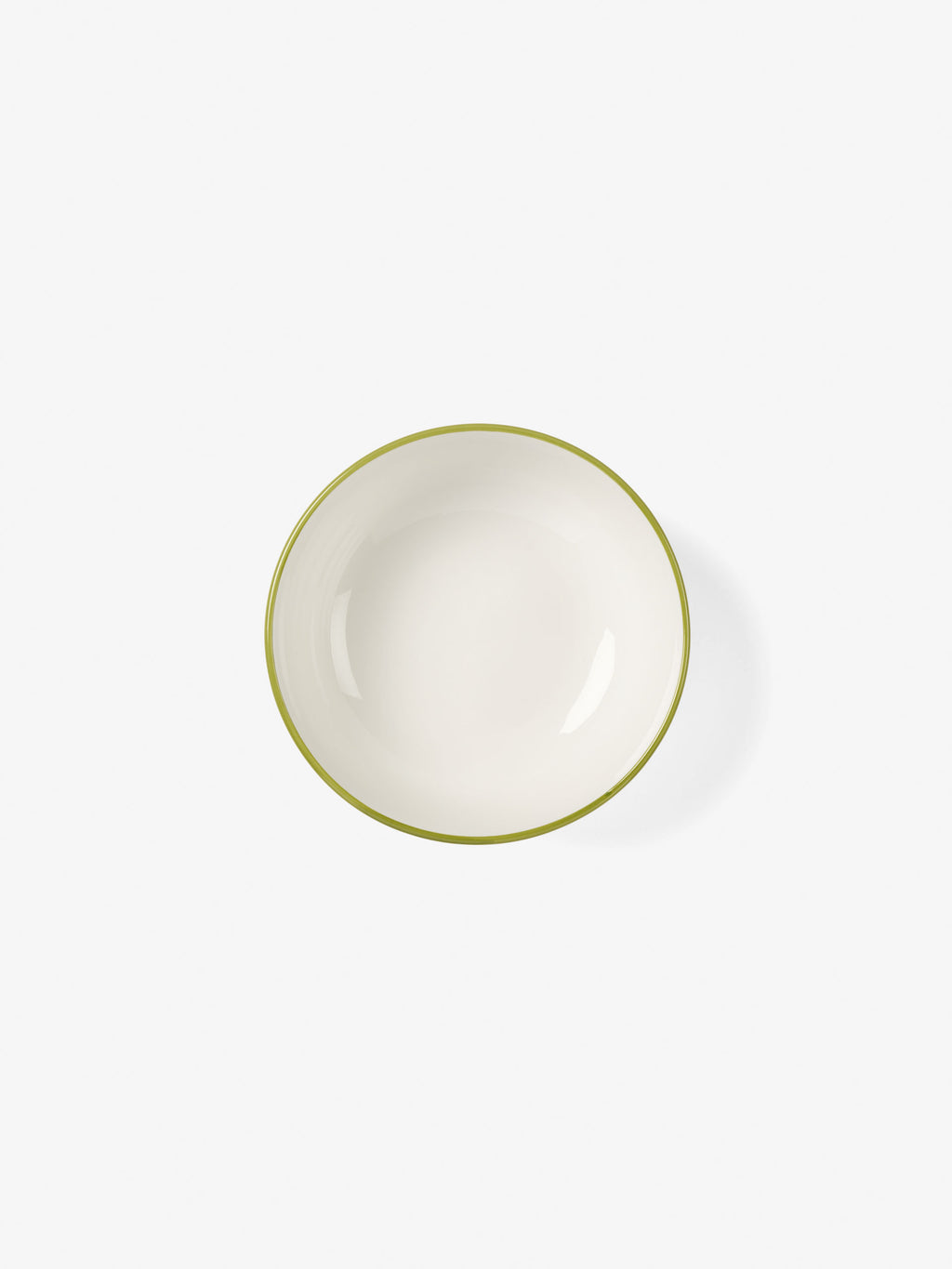 Sunnie Green Rim 12-Piece Dinner Set