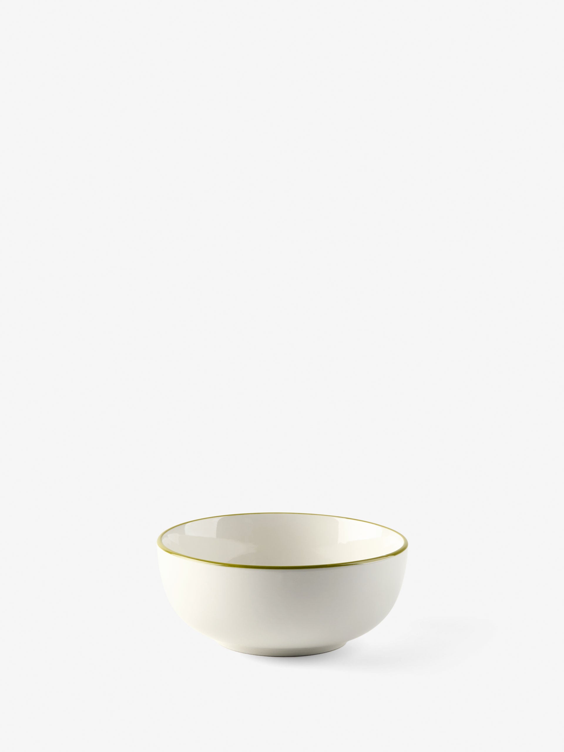 Sunnie Green Rim 12-Piece Dinner Set