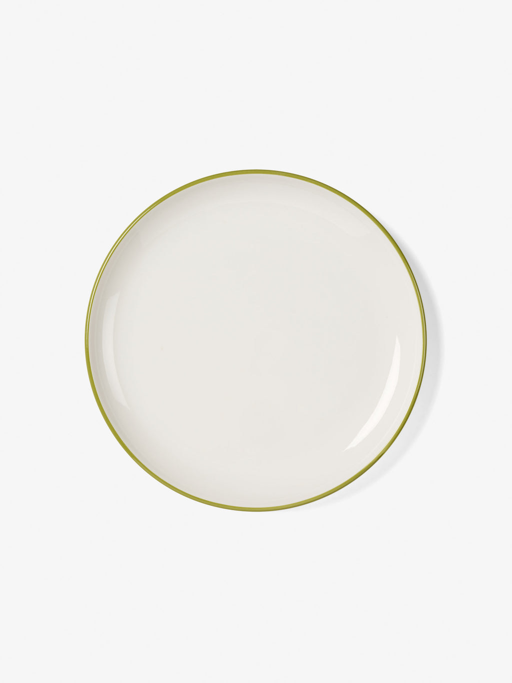 Sunnie Green Rim 12-Piece Dinner Set