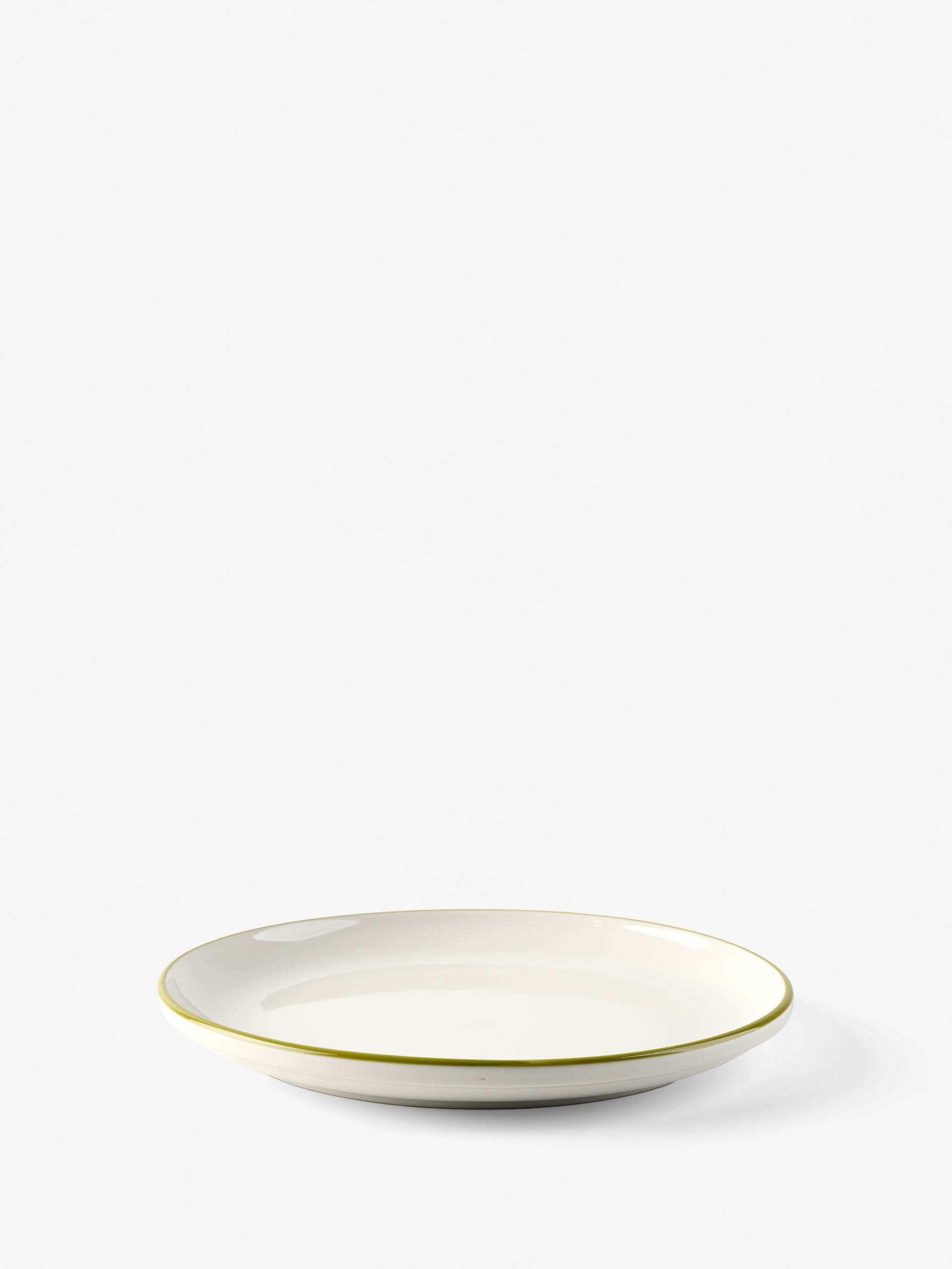 Sunnie Green Rim 12-Piece Dinner Set