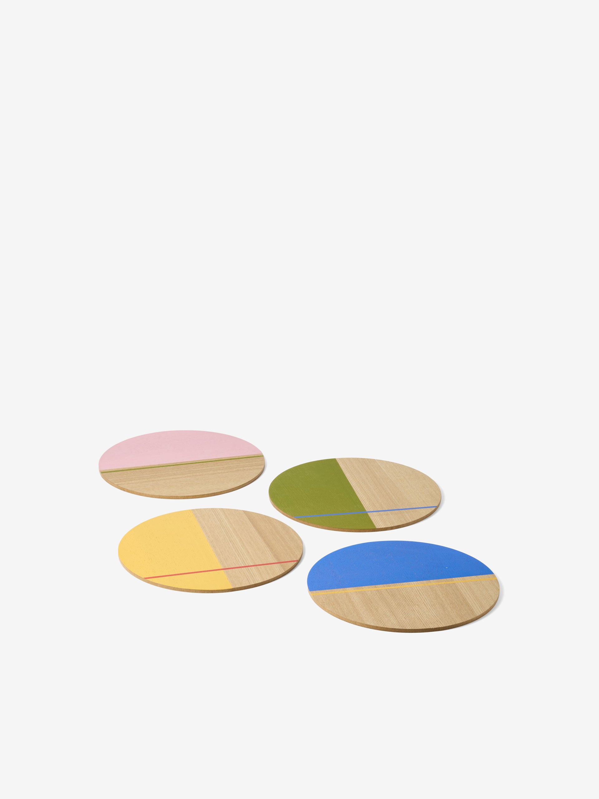 Sunnie Half-Dipped 4-Piece Placemat Set