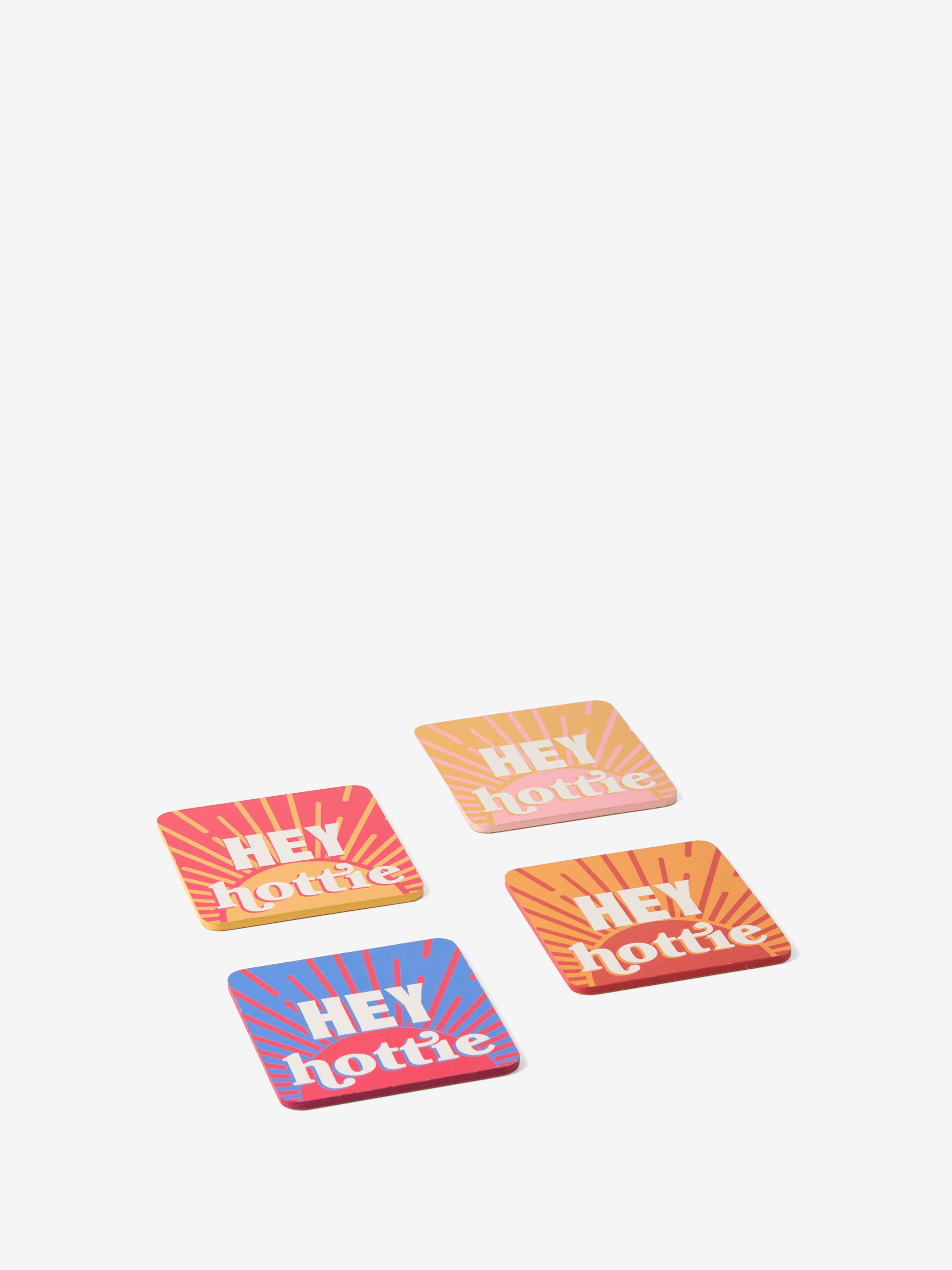 Sunnie Hey Hottie 4-Piece Coaster Set