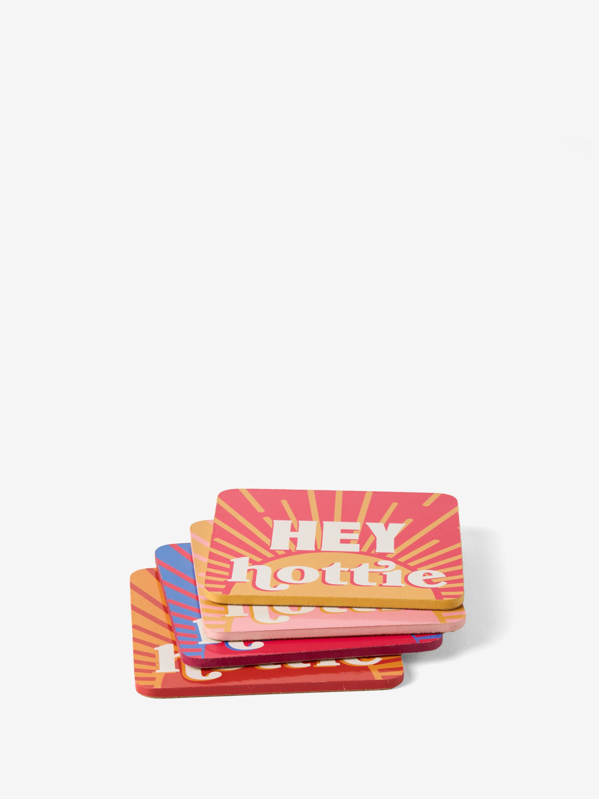 Sunnie Hey Hottie 4-Piece Coaster Set