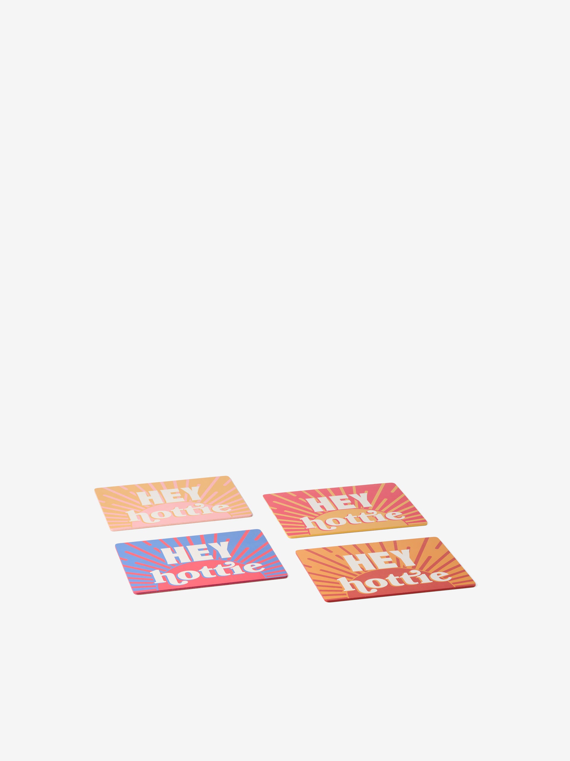 Sunnie Hey Hottie 4-Piece Placemat Set