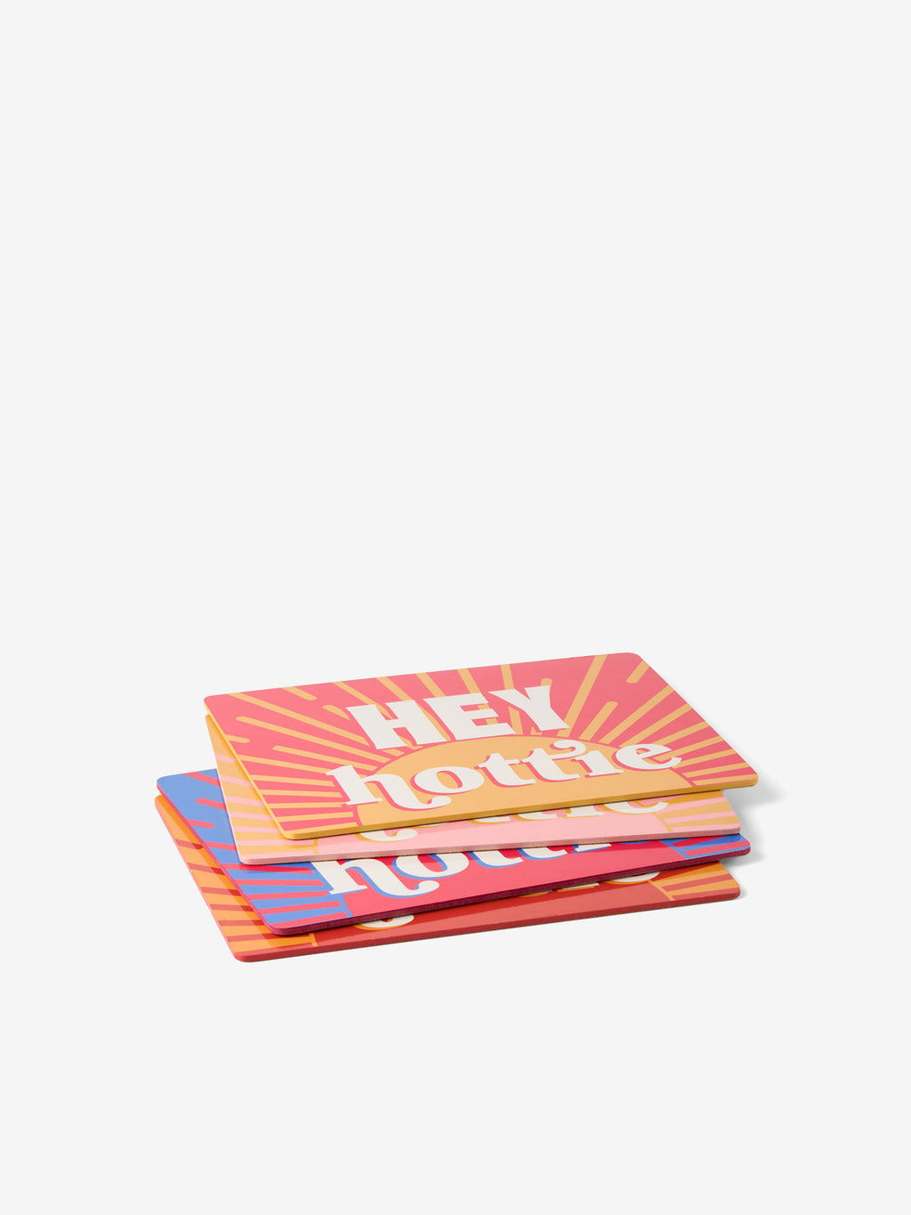 Sunnie Hey Hottie 4-Piece Placemat Set