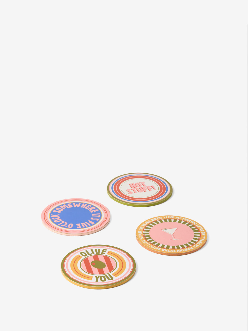 Sunnie Multi 4-Piece Coaster Set