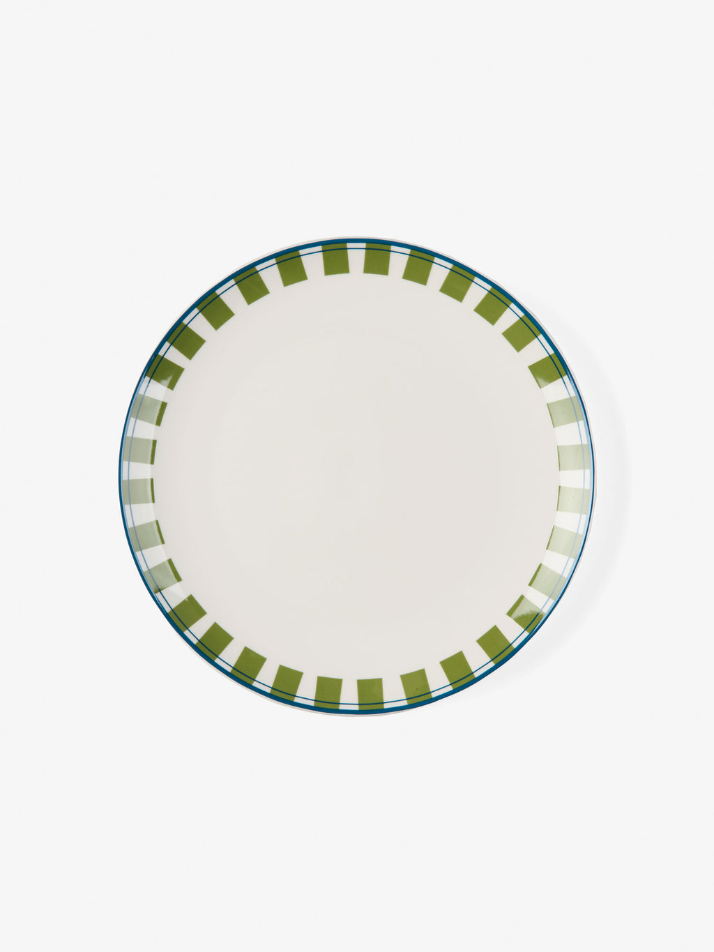 Winnie Blue-Green 12-Piece Dinner Set