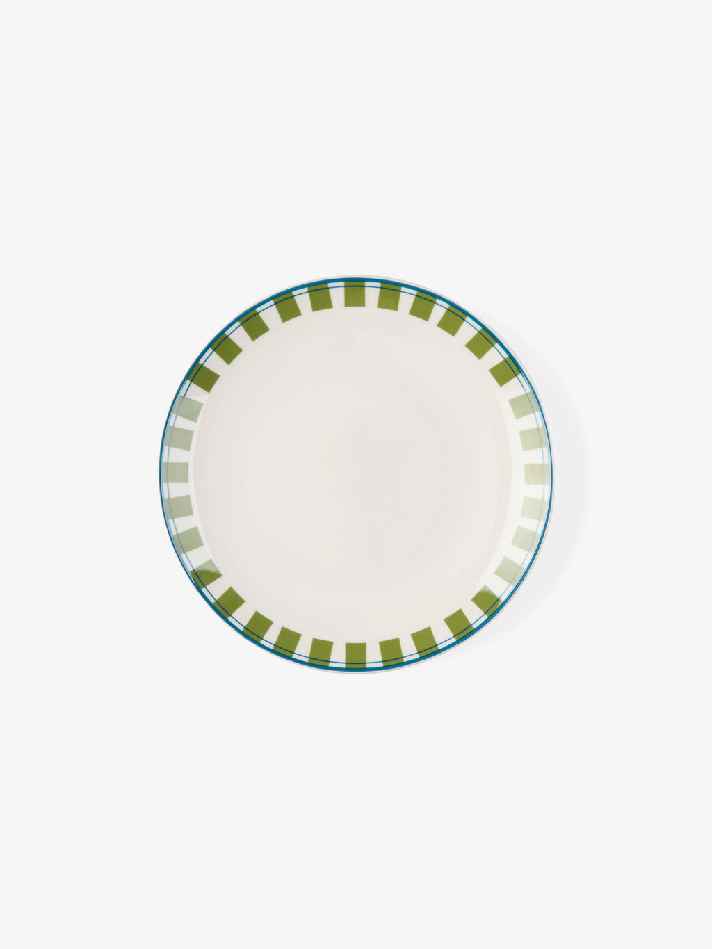 Winnie Blue-Green 12-Piece Dinner Set